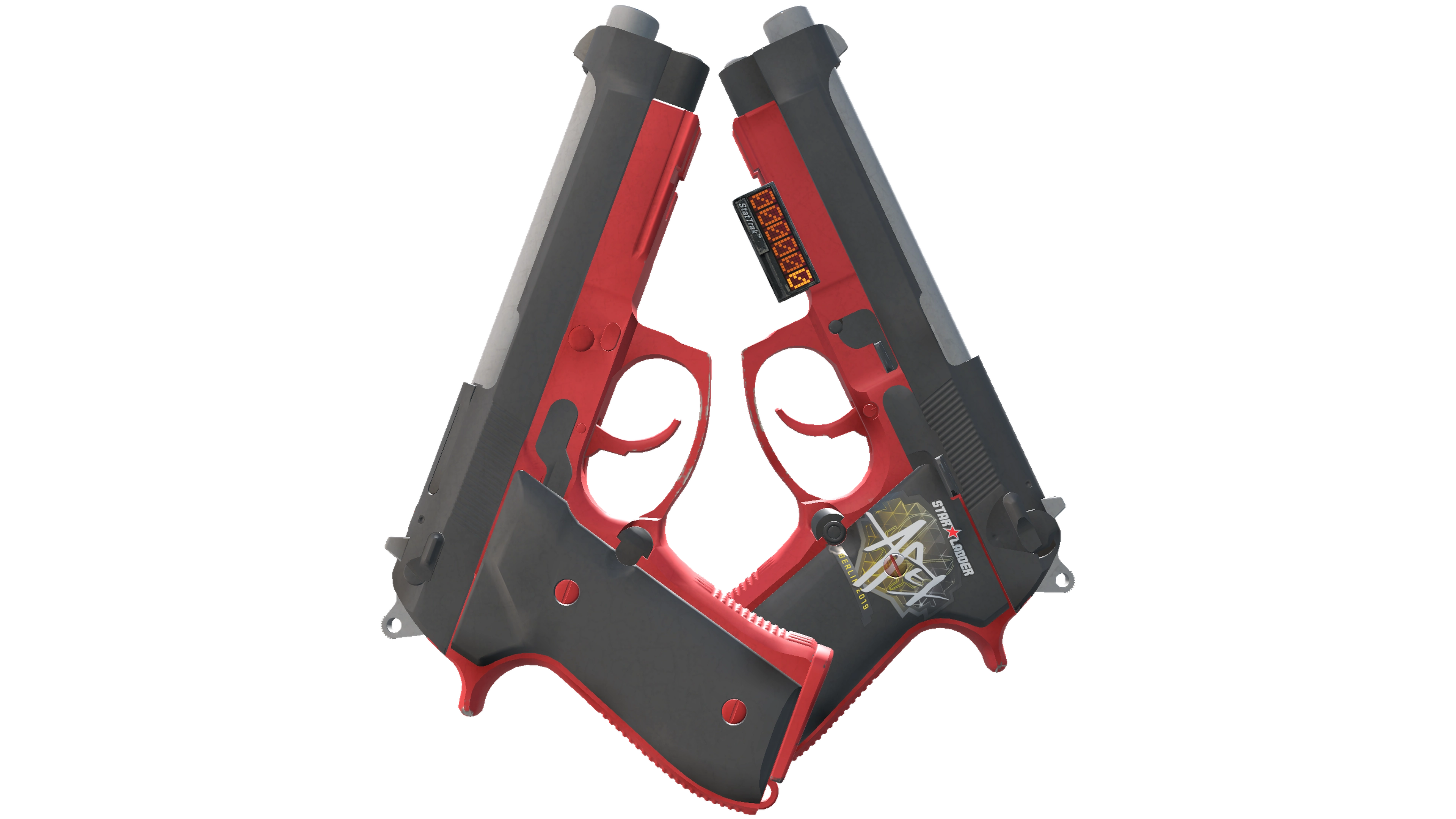 StatTrak™ Dual Berettas | Panther (Factory New)