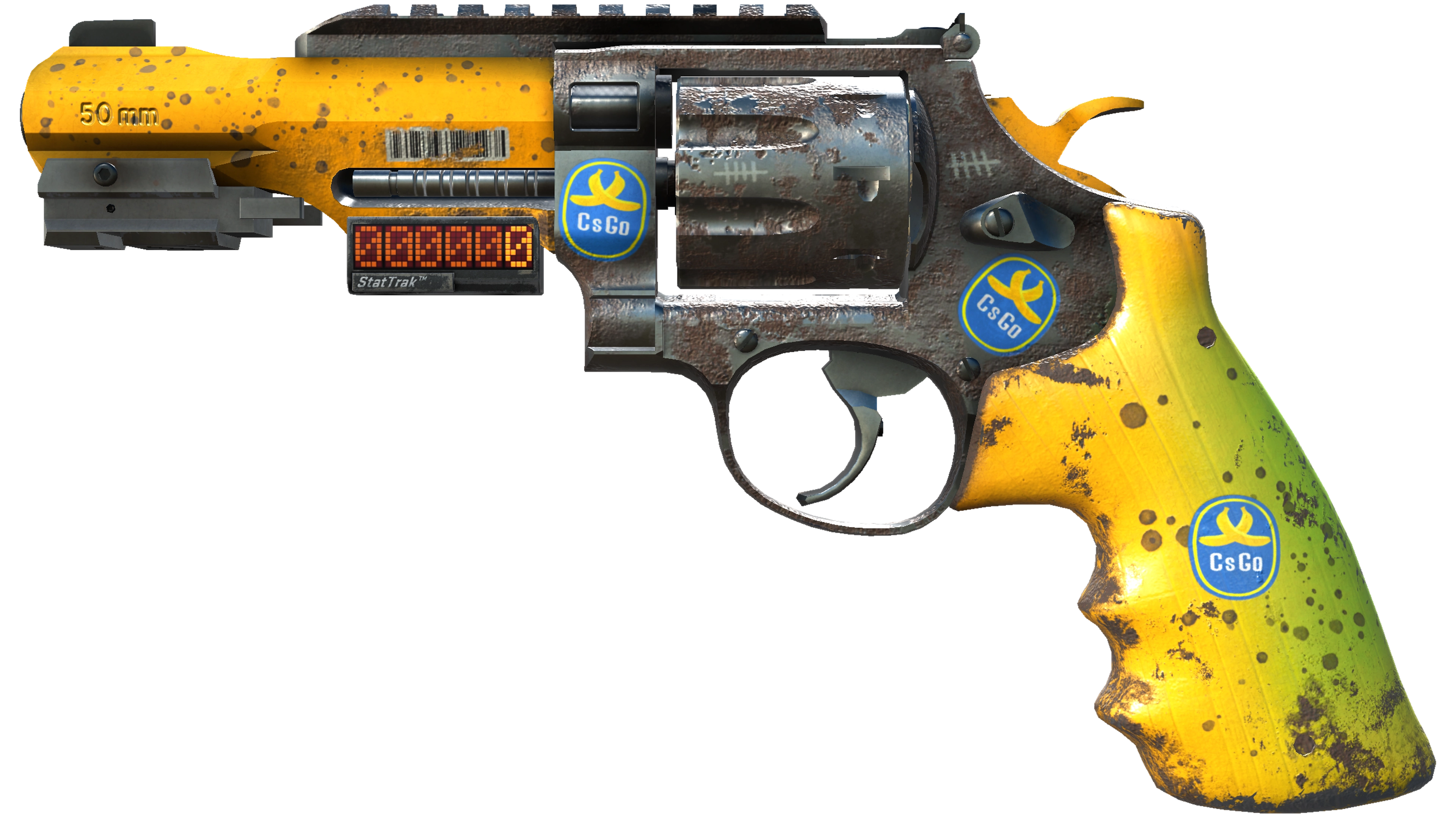 StatTrak™ R8 Revolver | Banana Cannon (Minimal Wear)