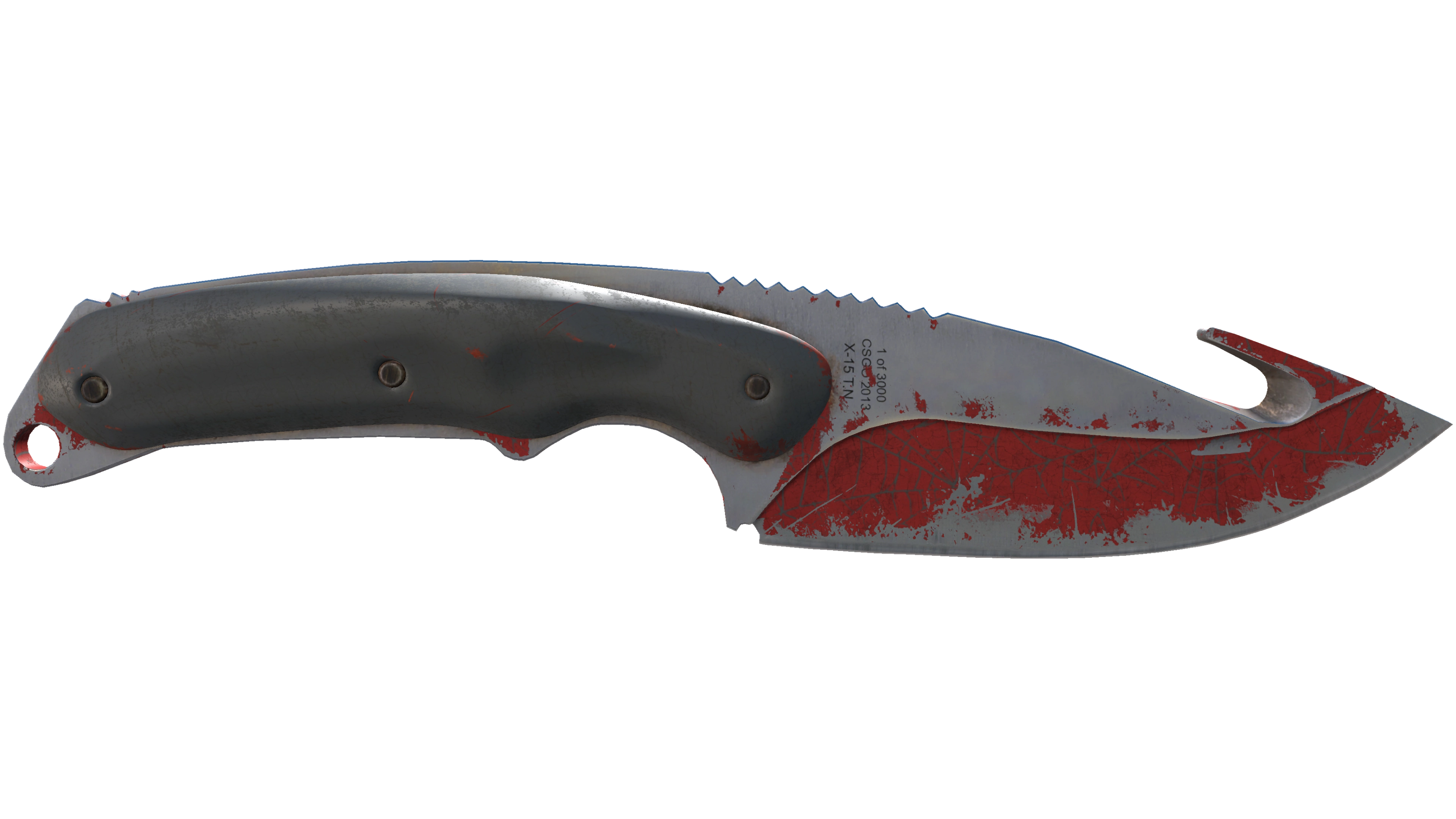 ★ StatTrak™ Gut Knife | Crimson Web (Battle-Scarred)