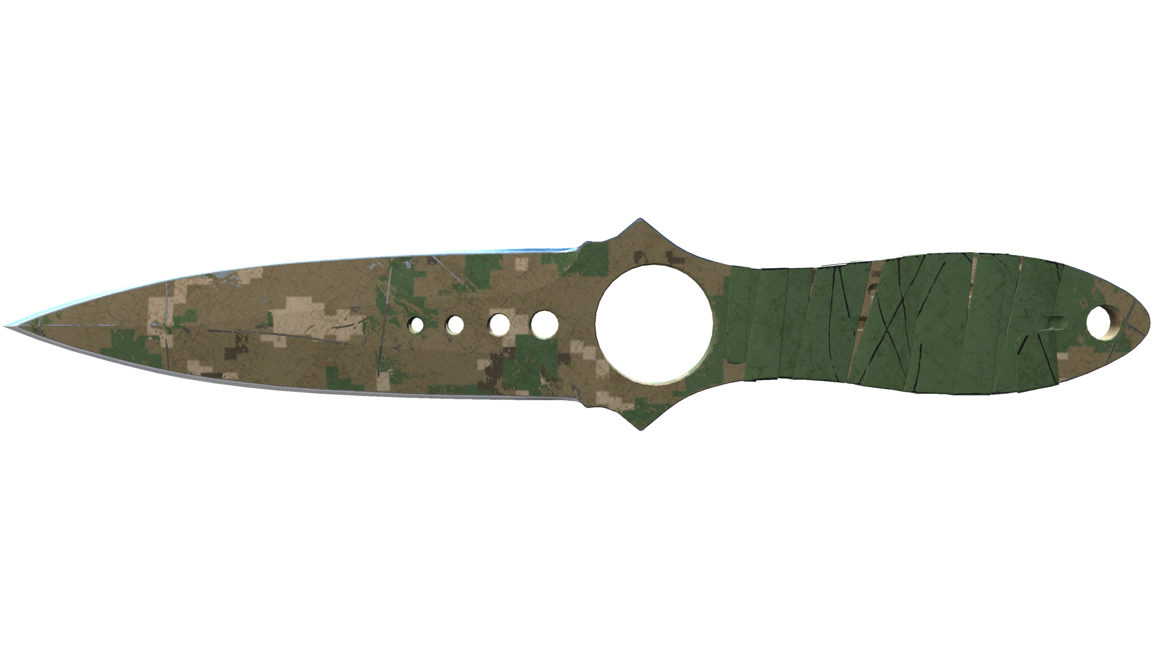 Vorschau von ★ Skeleton Knife | Forest DDPAT (Battle-Scarred)