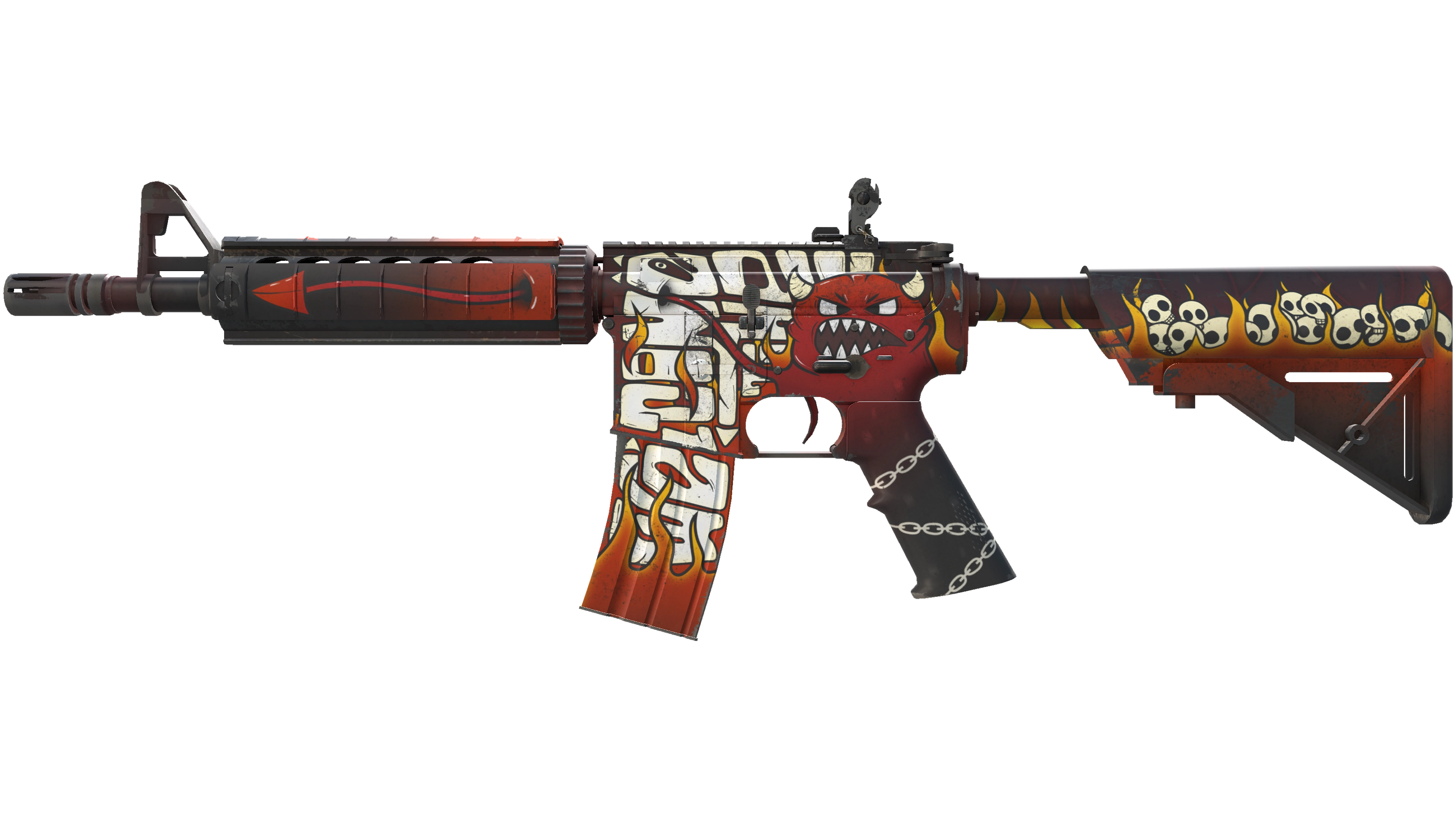 M4A4 | Hellfire (Minimal Wear)