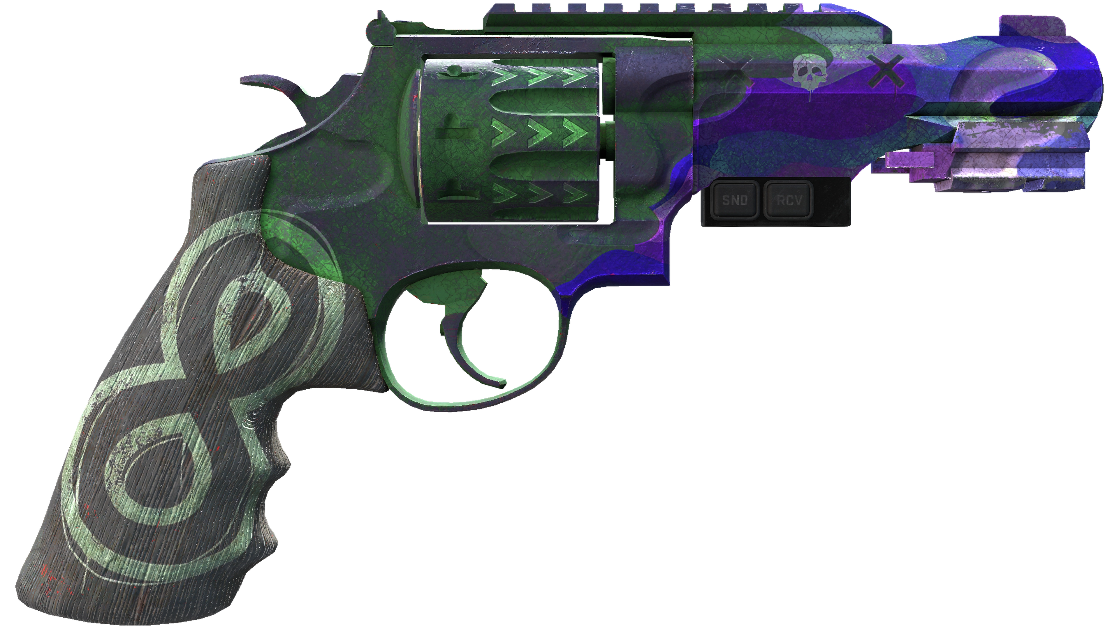 Vorschau von StatTrak™ R8 Revolver | Crazy 8 (Battle-Scarred)