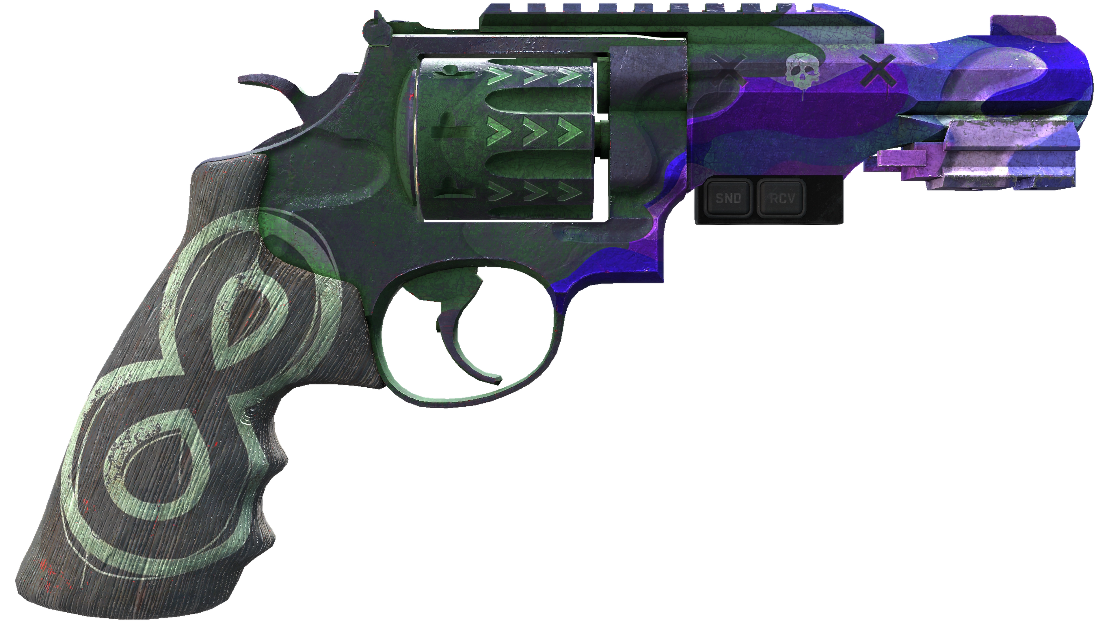 Vorschau von StatTrak™ R8 Revolver | Crazy 8 (Battle-Scarred)