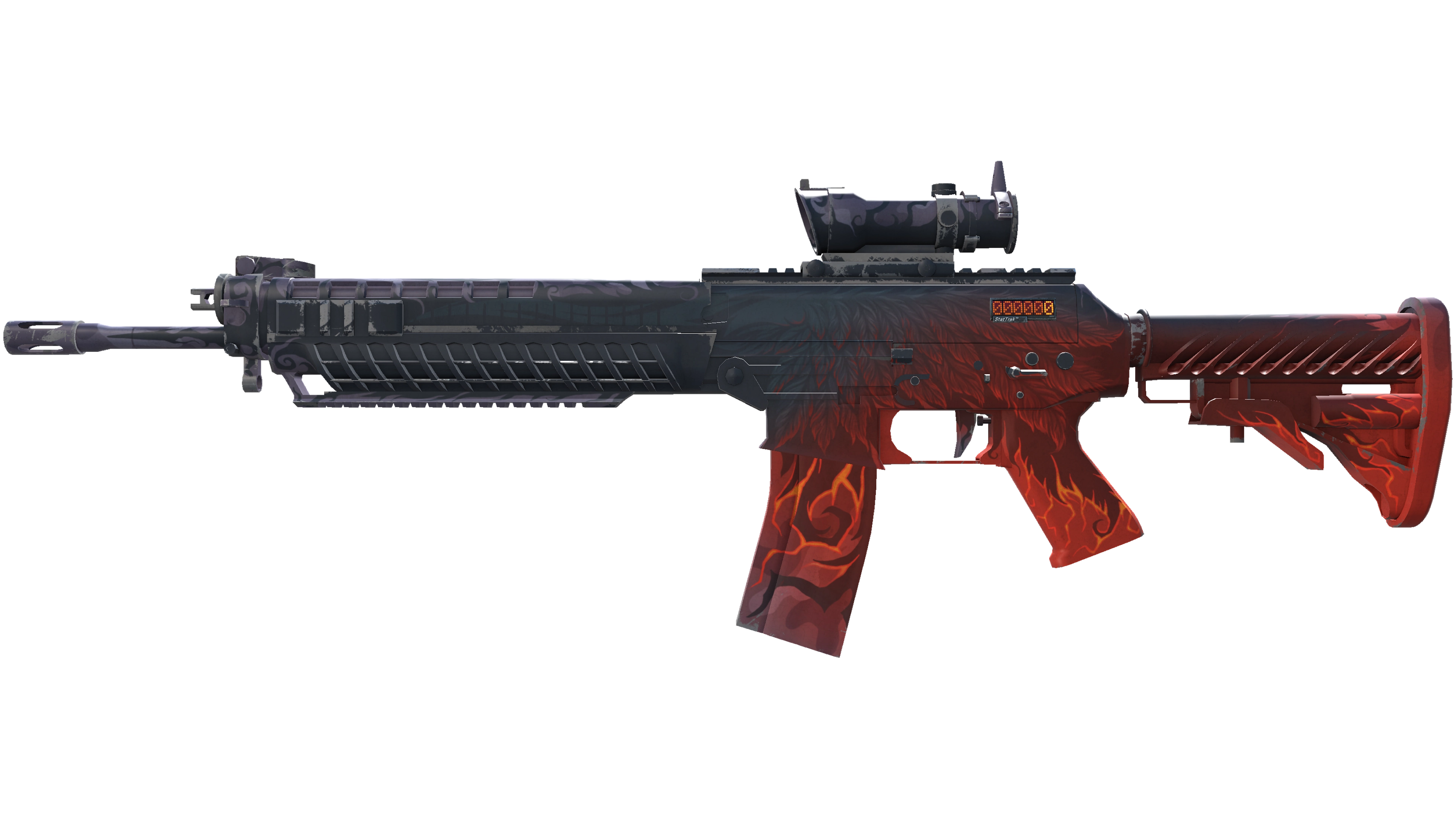 StatTrak™ SG 553 | Darkwing (Field-Tested)