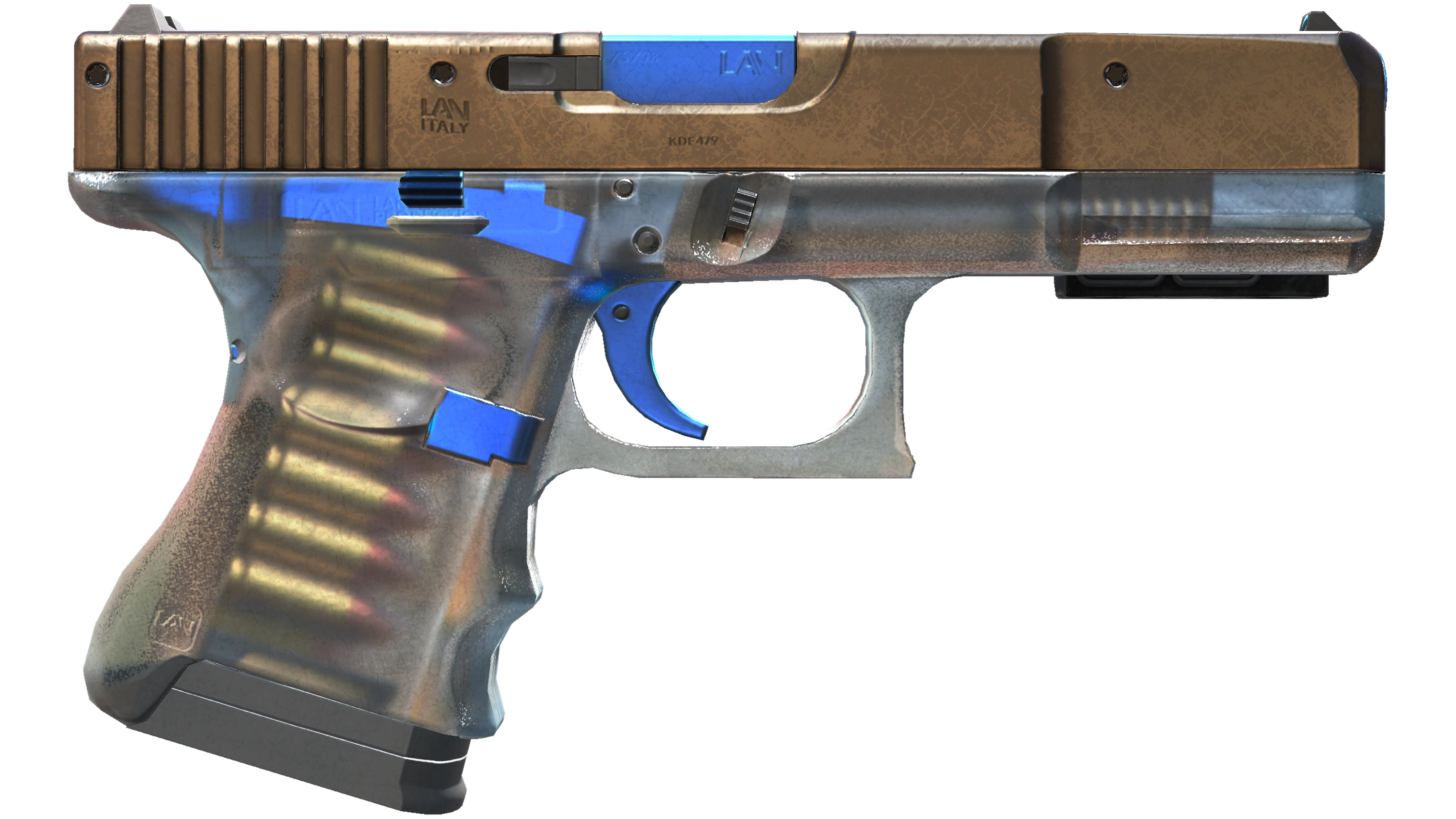 Miniature de StatTrak™ Glock-18 | Clear Polymer (Field-Tested)