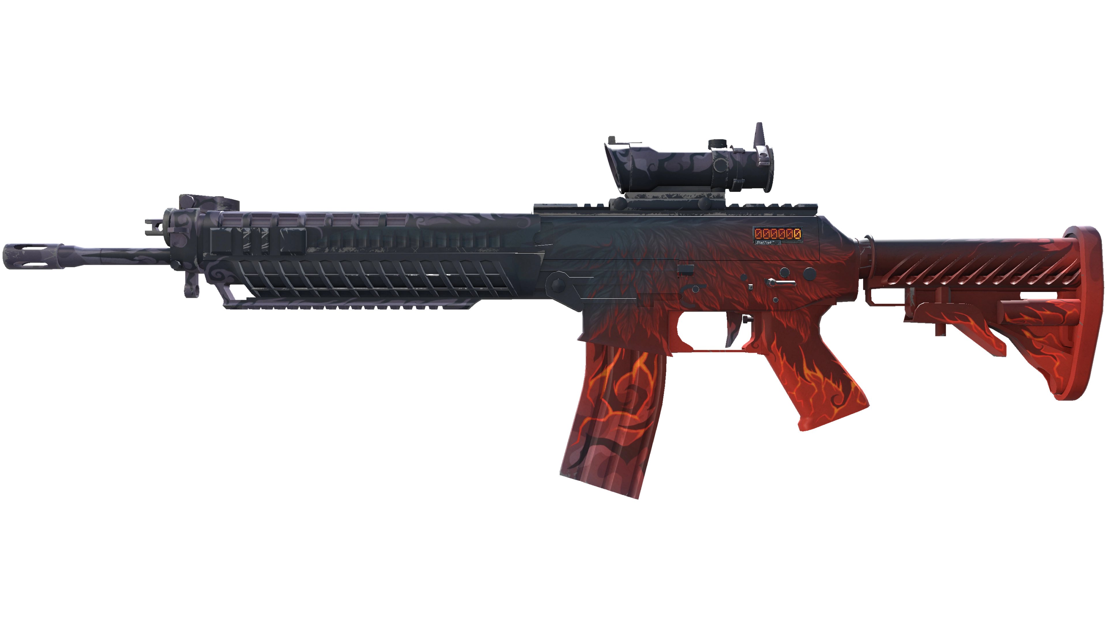 StatTrak™ SG 553 | Darkwing (Field-Tested)
