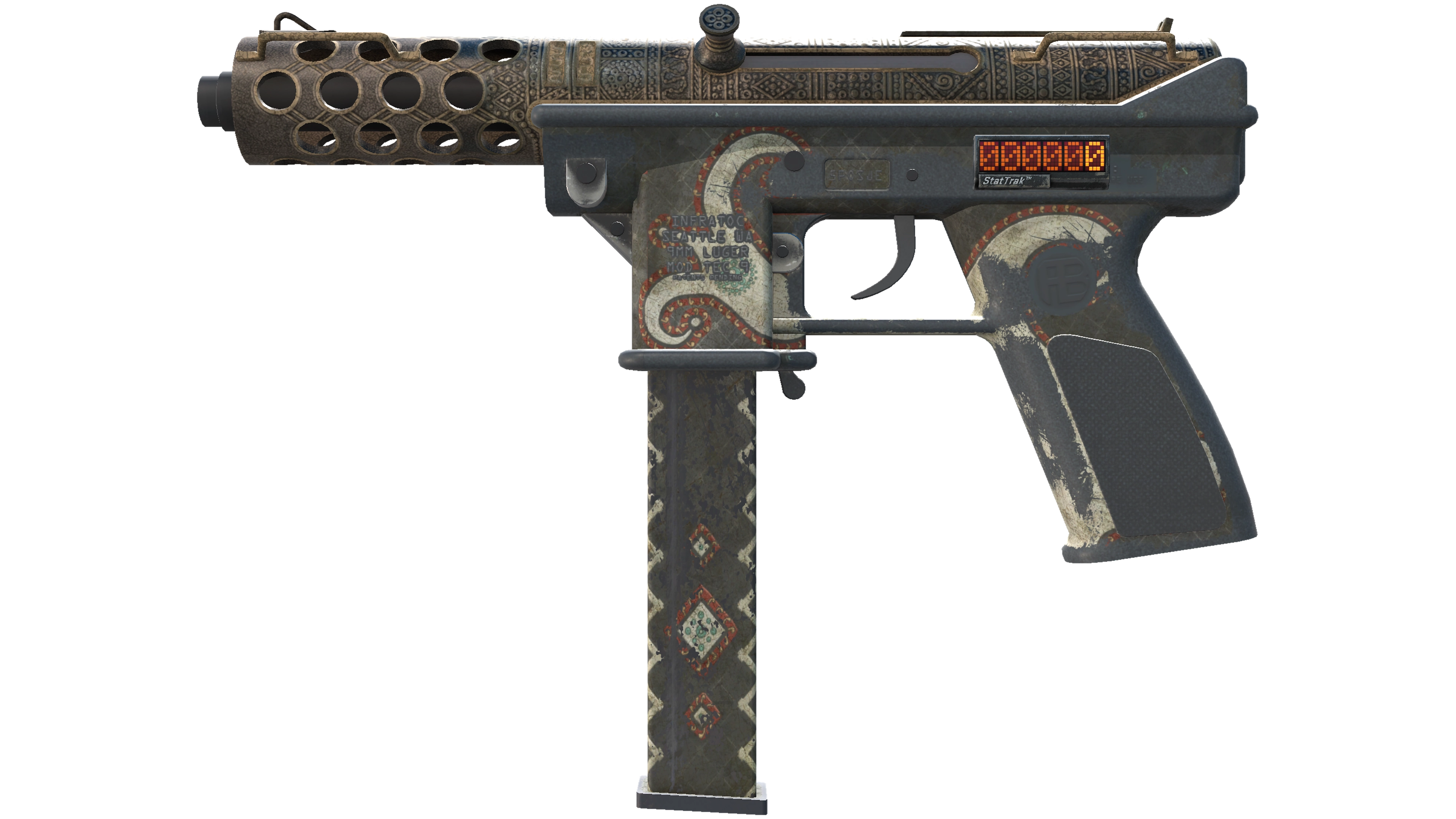 StatTrak™ Tec-9 | Jambiya (Battle-Scarred)