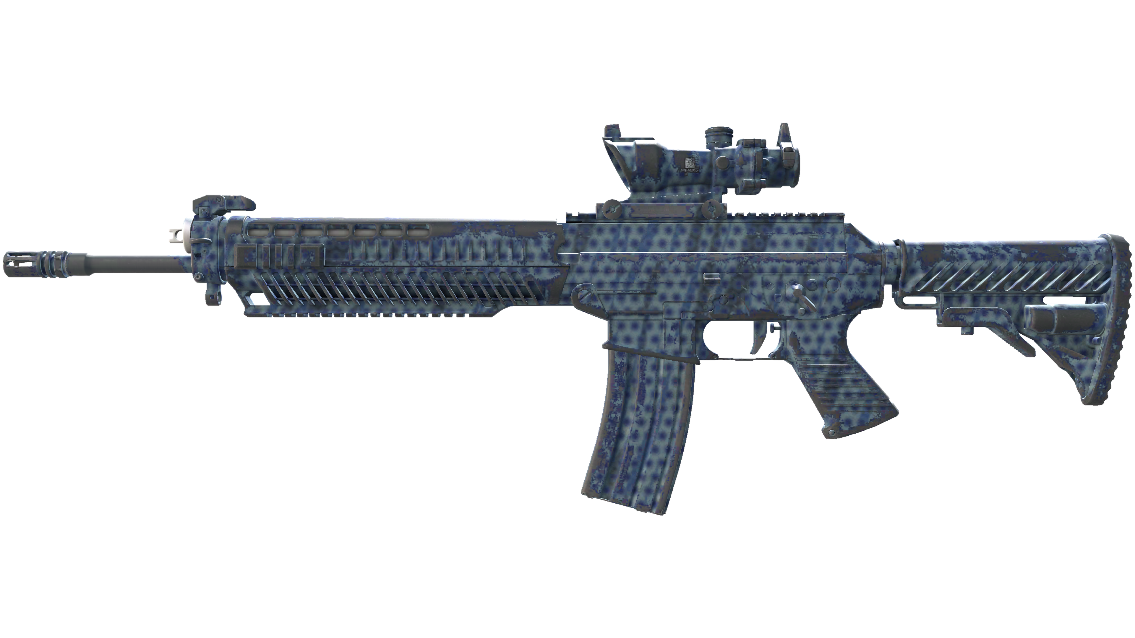 SG 553 | Waves Perforated (Field-Tested)