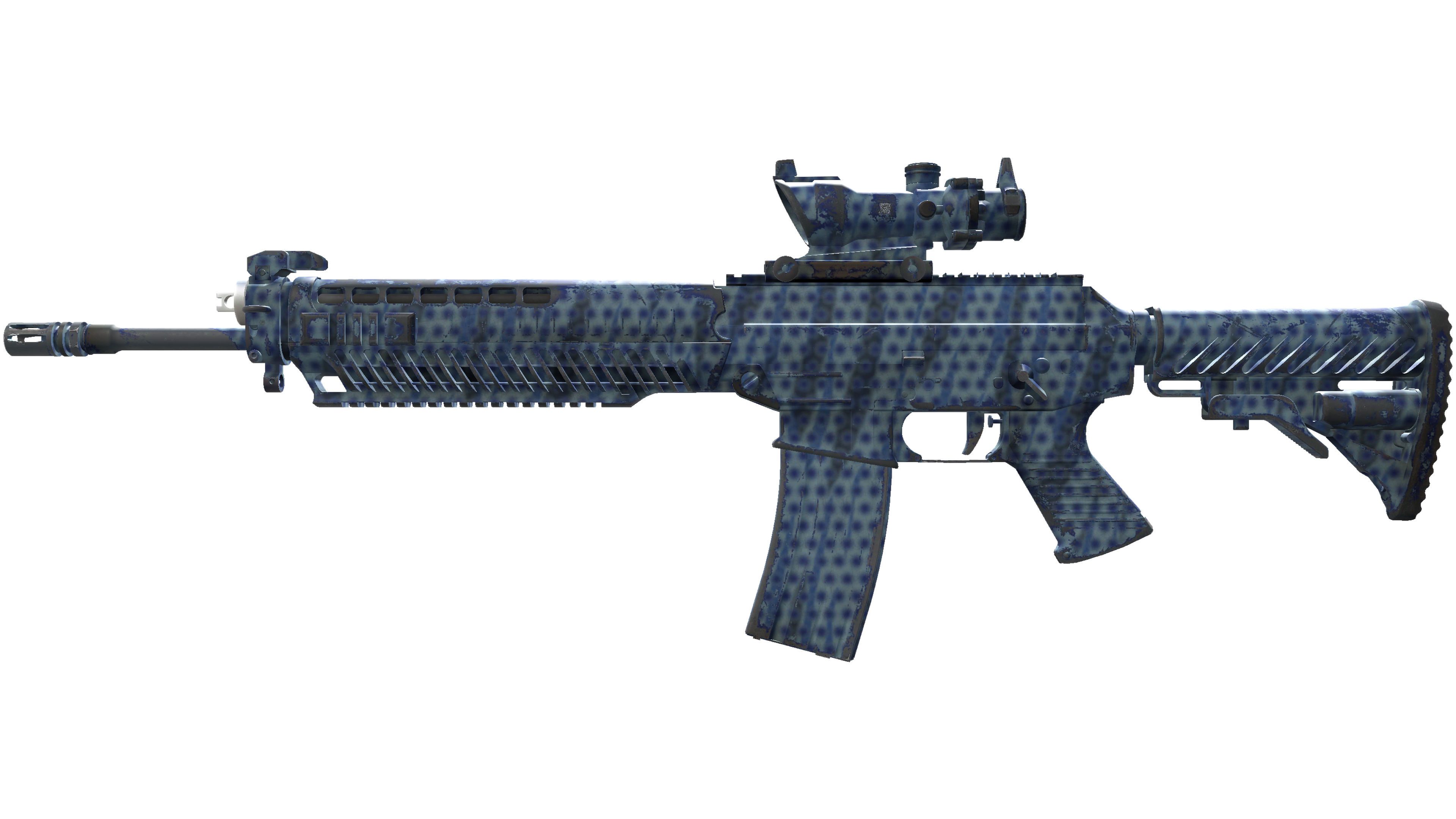 SG 553 | Waves Perforated (Field-Tested)