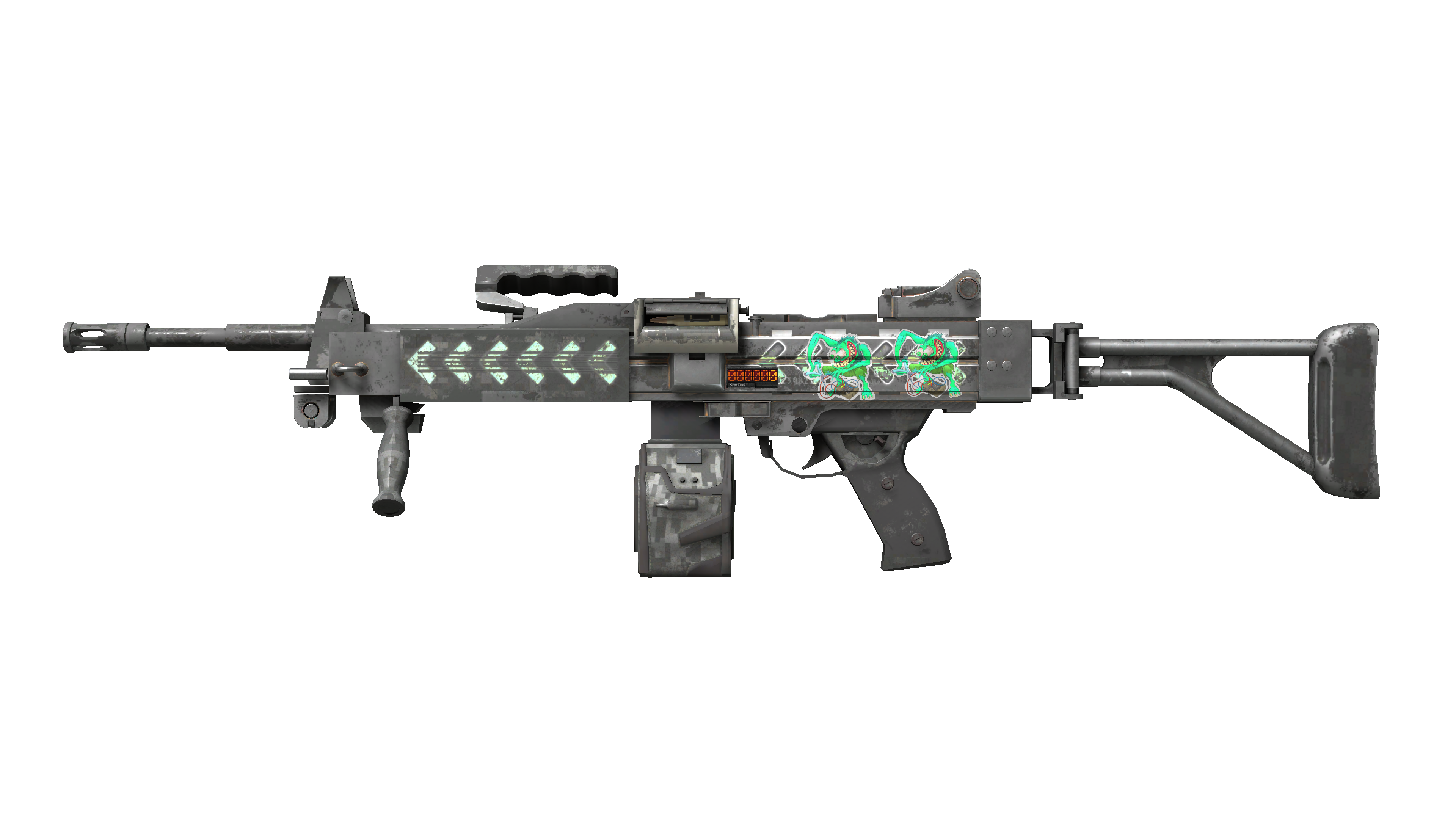 StatTrak™ Negev | Ultralight (Battle-Scarred)
