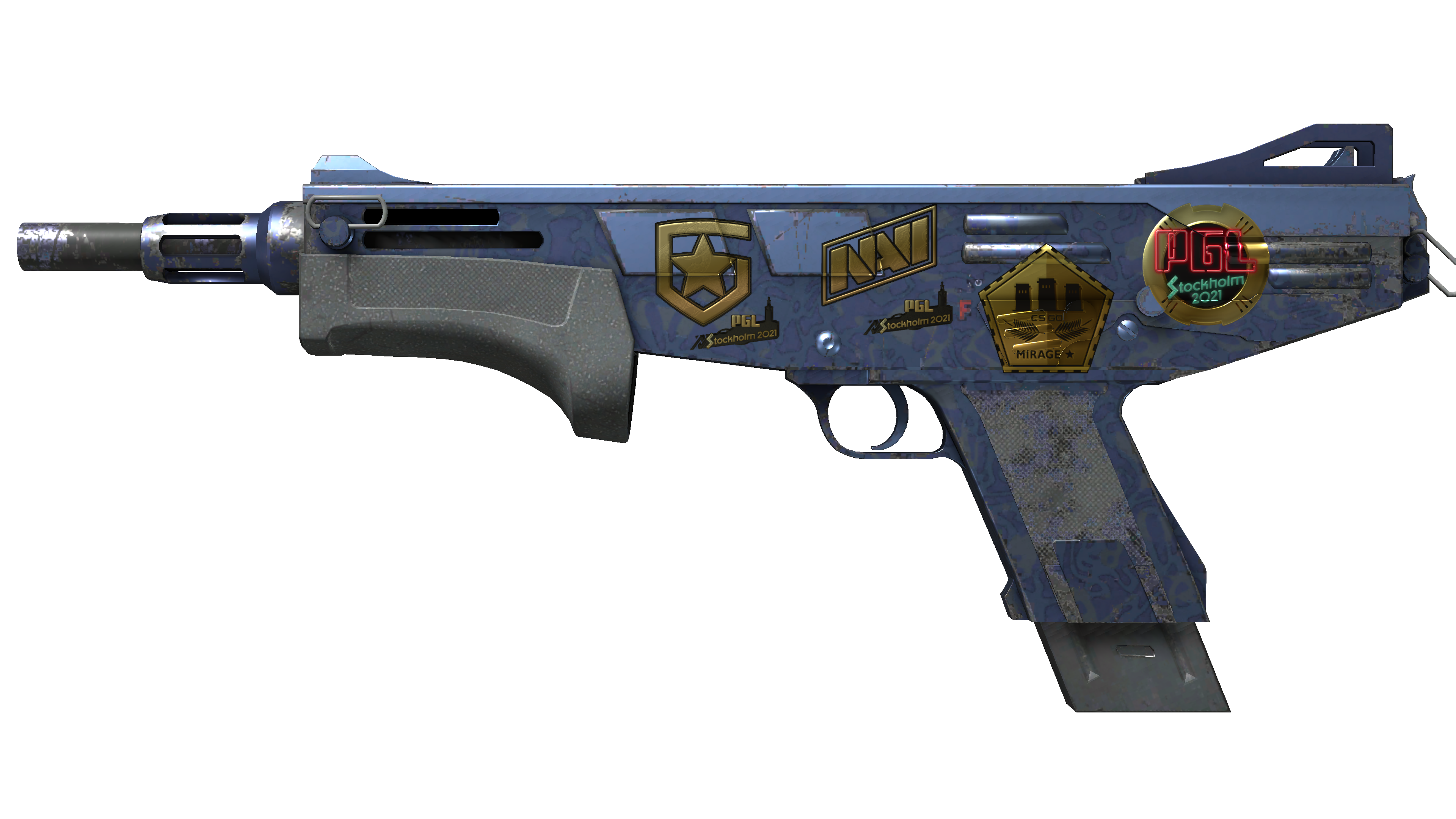 Souvenir MAG-7 | Navy Sheen (Minimal Wear)