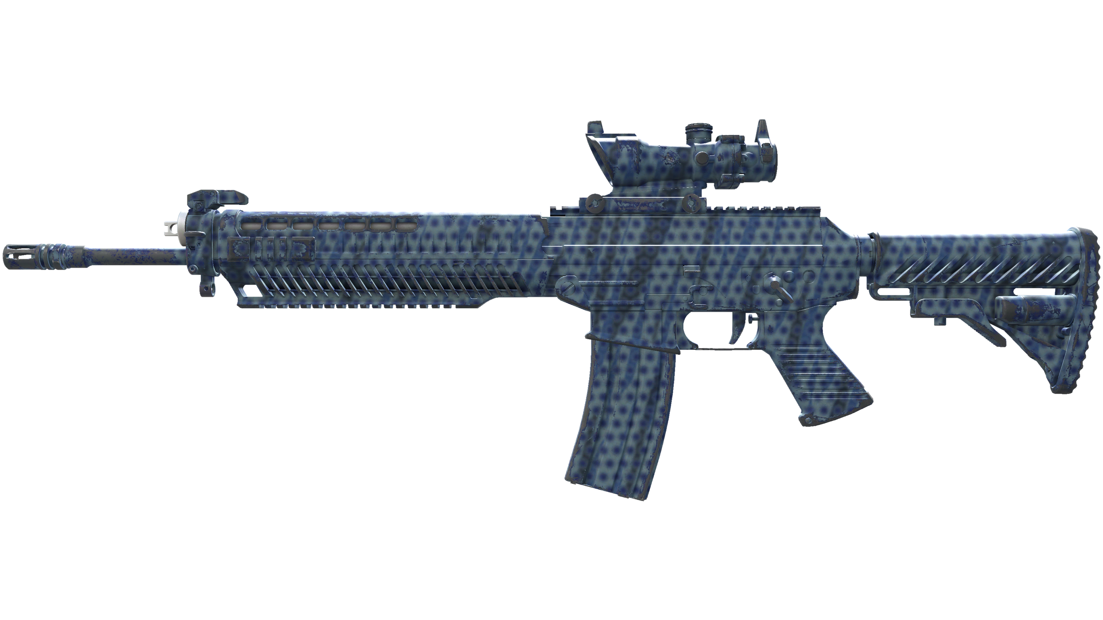 SG 553 | Waves Perforated (Field-Tested)