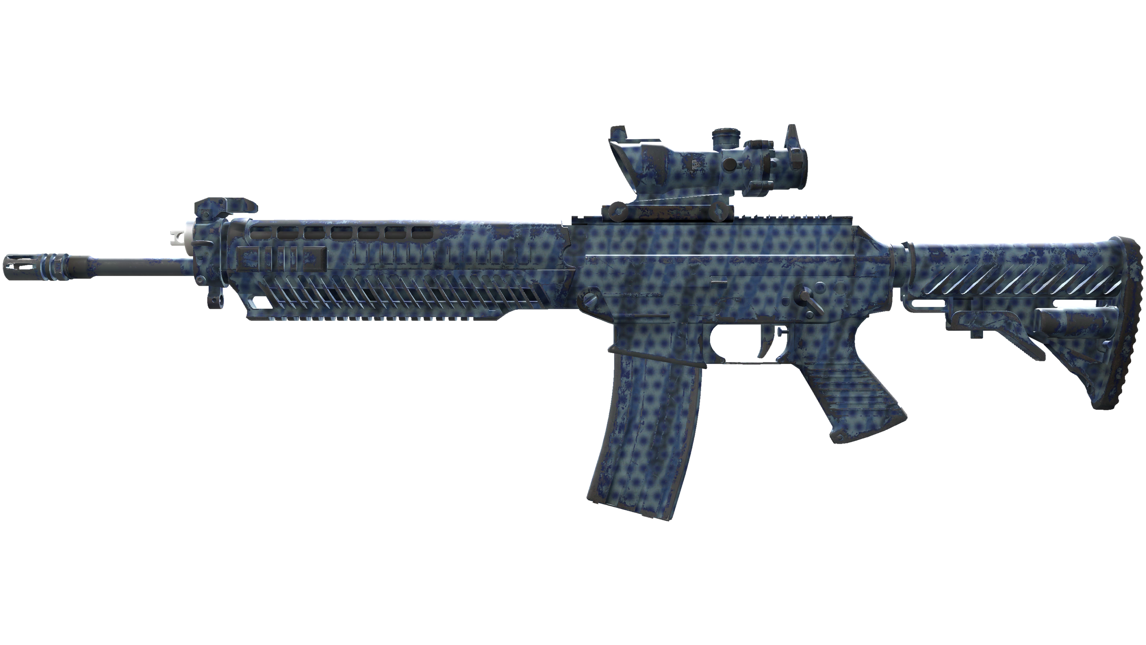 SG 553 | Waves Perforated (Field-Tested)