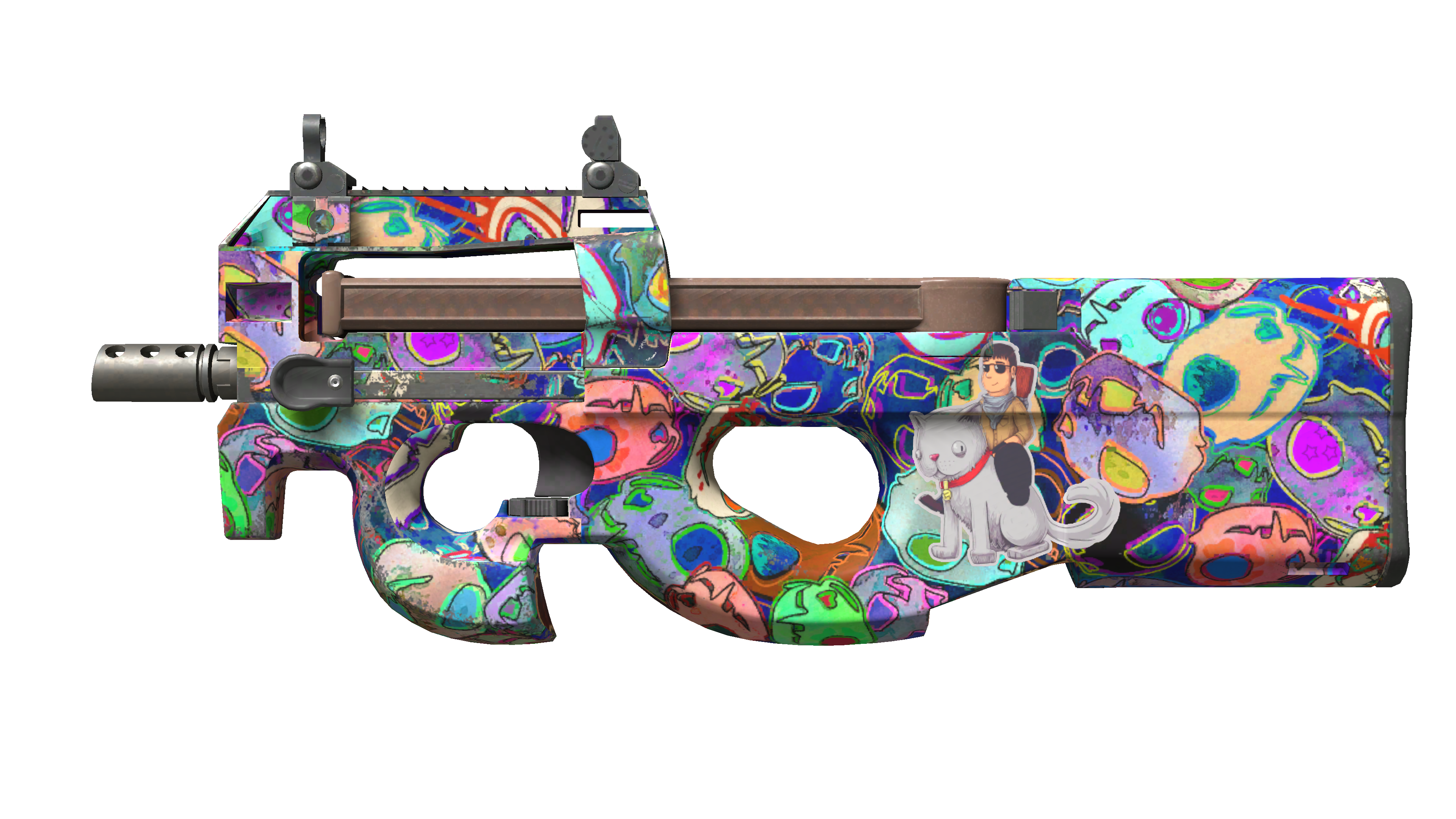 P90 | Death by Kitty (Minimal Wear)