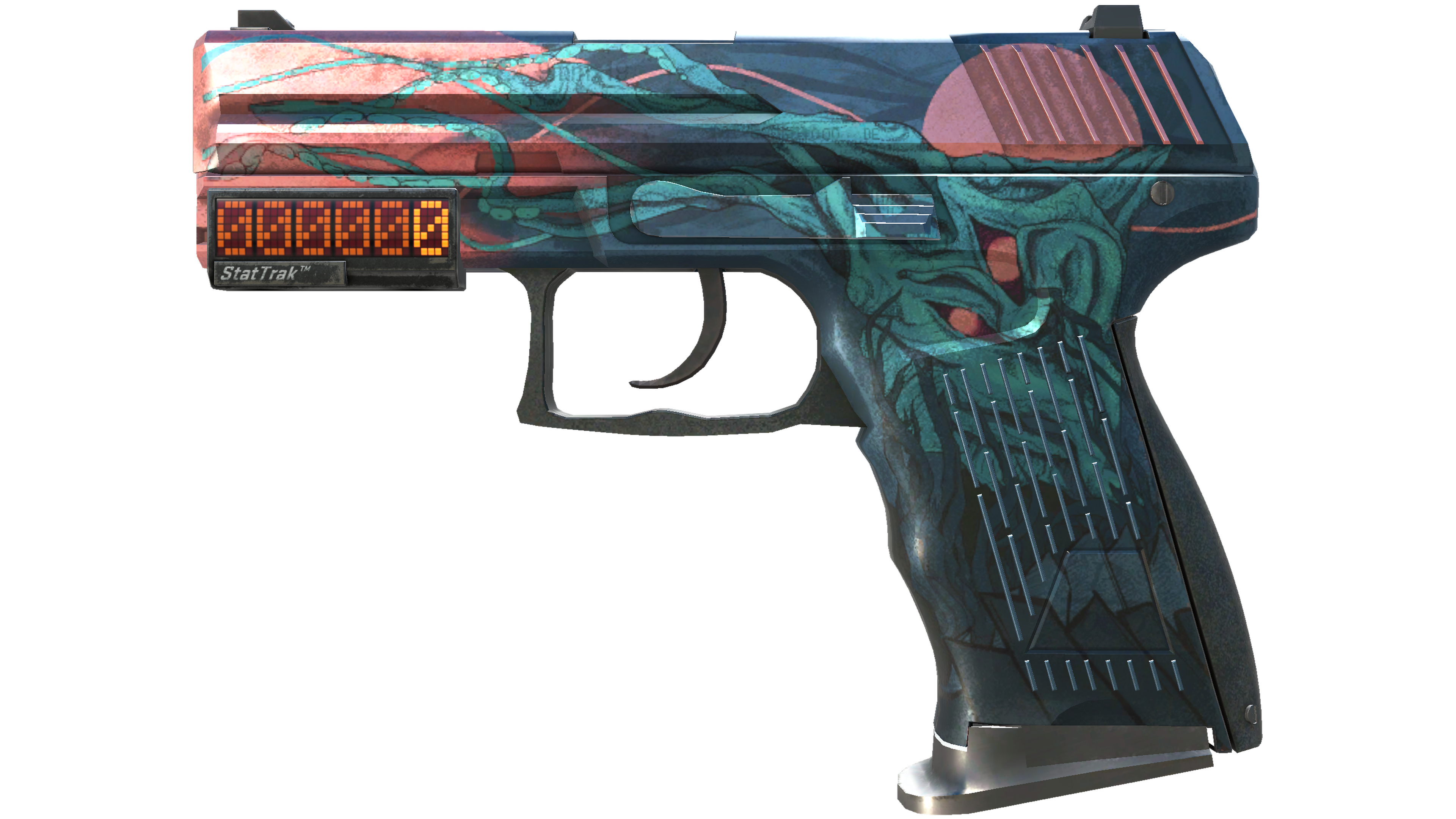 StatTrak™ P2000 | Gnarled (Well-Worn)
