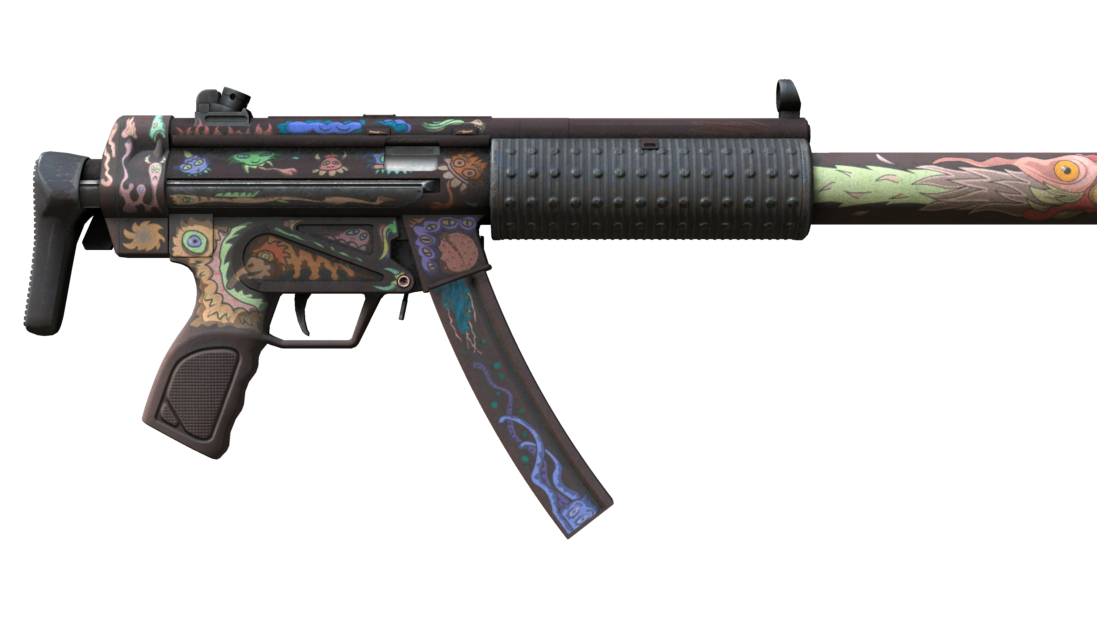 StatTrak™ MP5-SD | Necro Jr. (Well-Worn) thumbnail