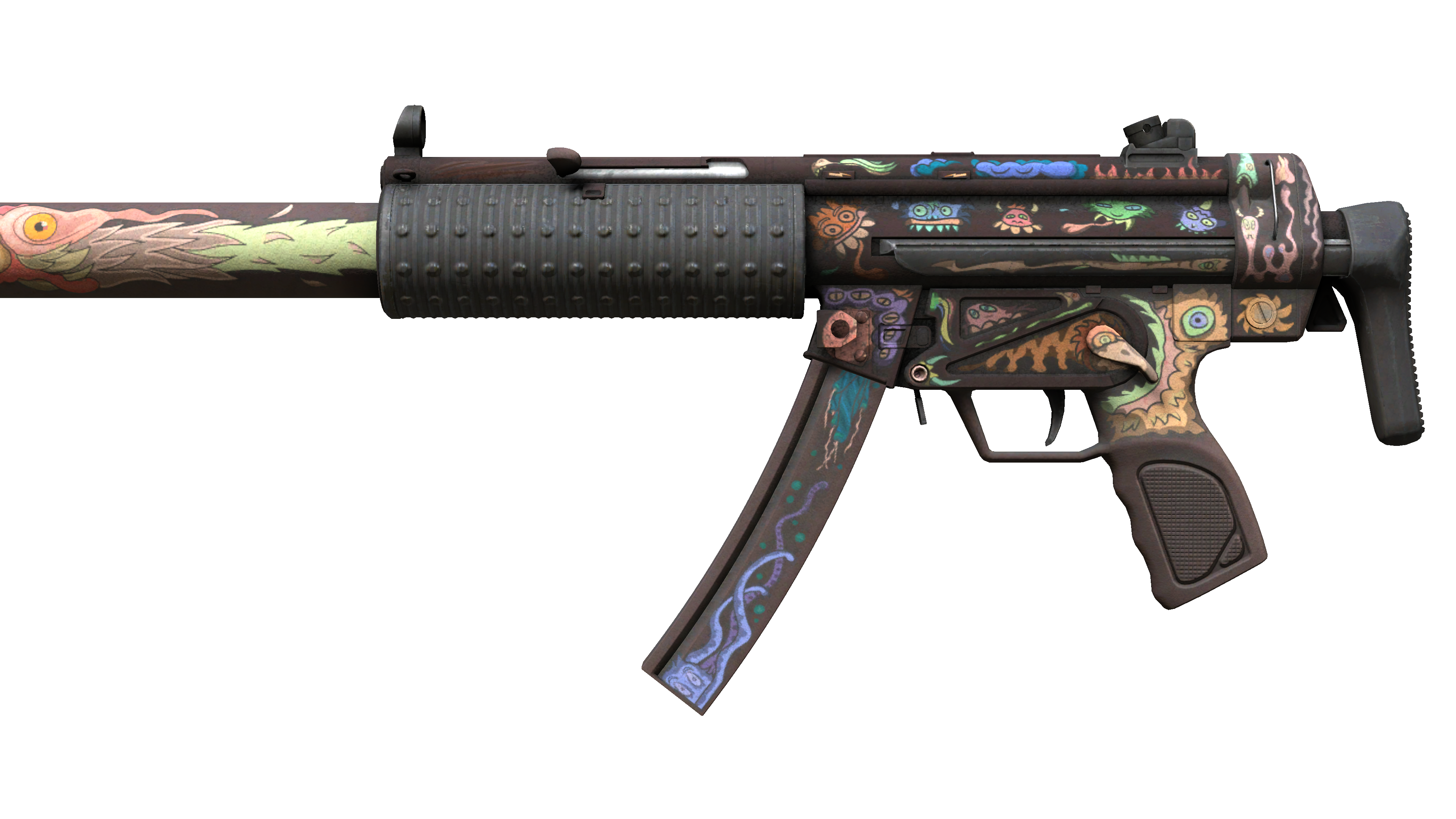 StatTrak™ MP5-SD | Necro Jr. (Well-Worn) thumbnail