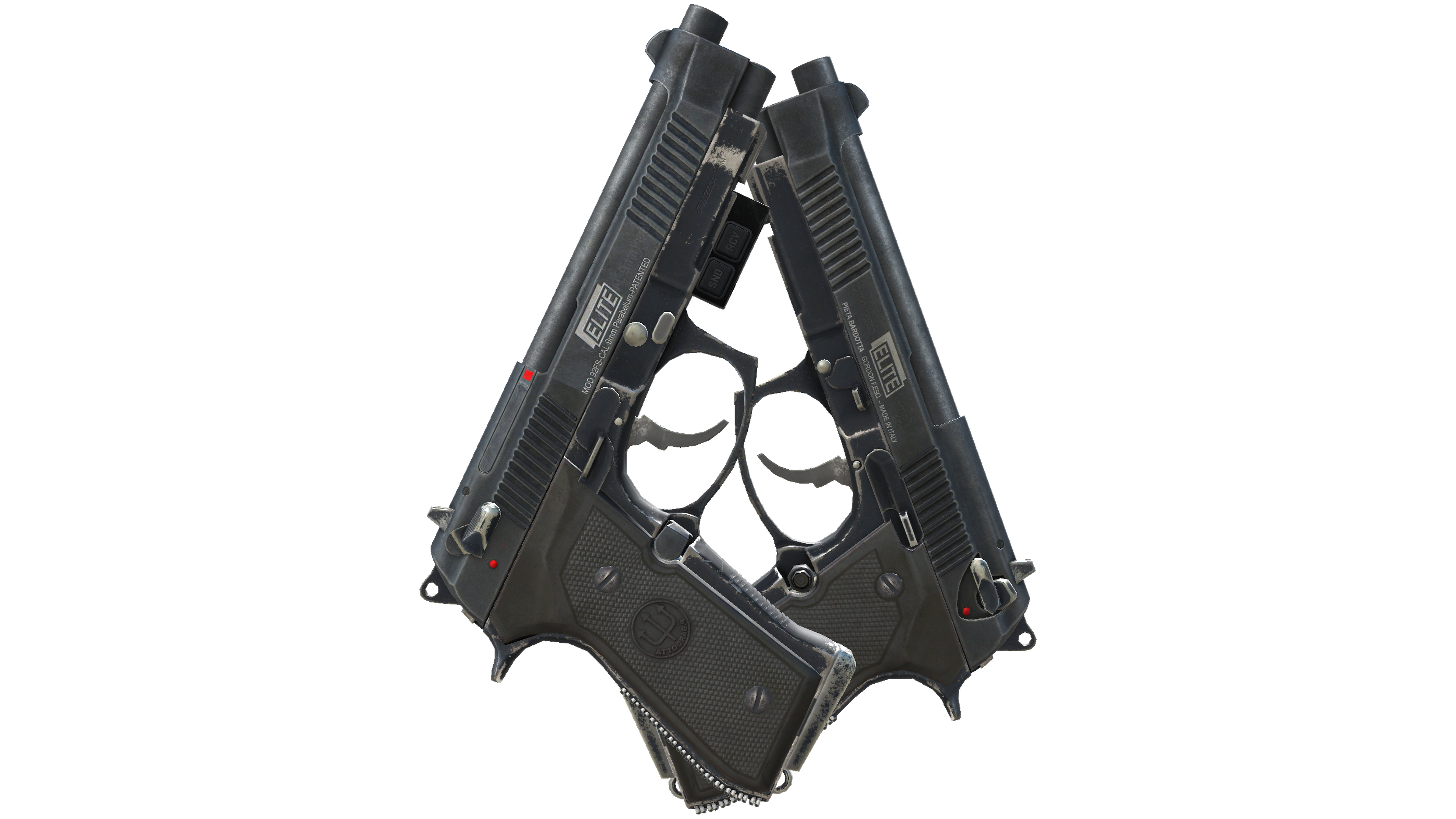 StatTrak™ Dual Berettas | Elite 1.6 (Well-Worn) 缩略图