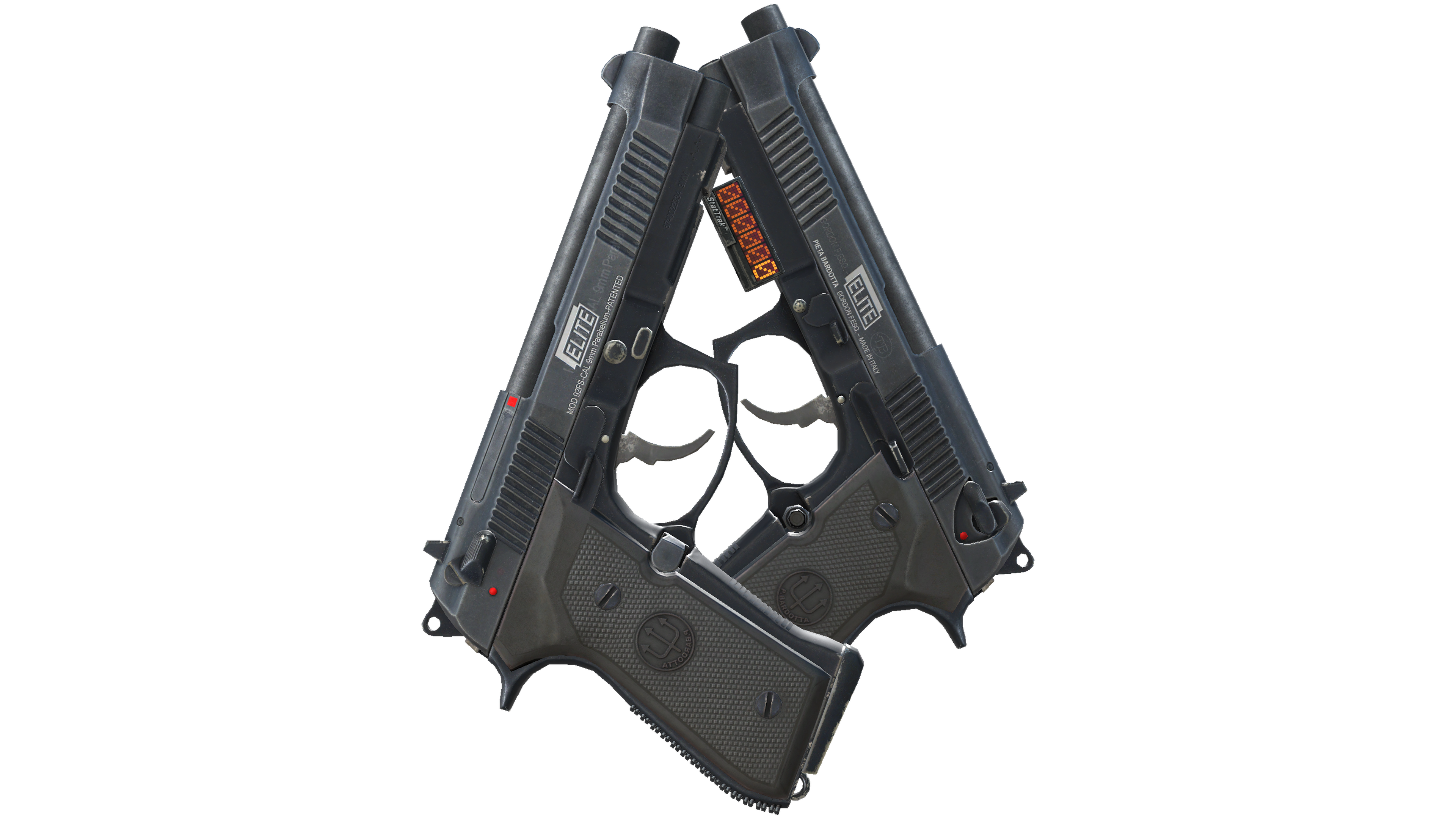StatTrak™ Dual Berettas | Elite 1.6 (Minimal Wear)