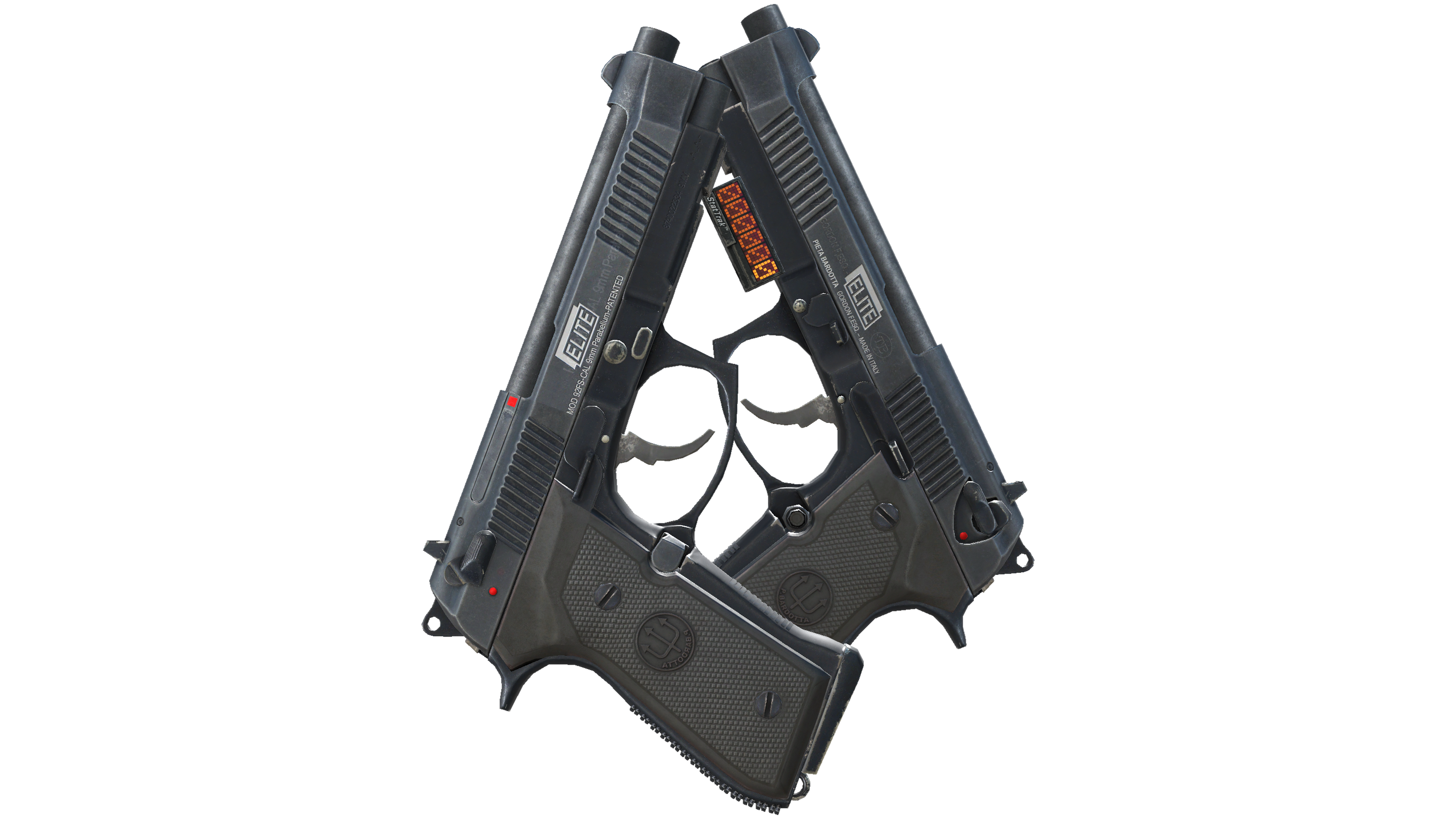 StatTrak™ Dual Berettas | Elite 1.6 (Minimal Wear)