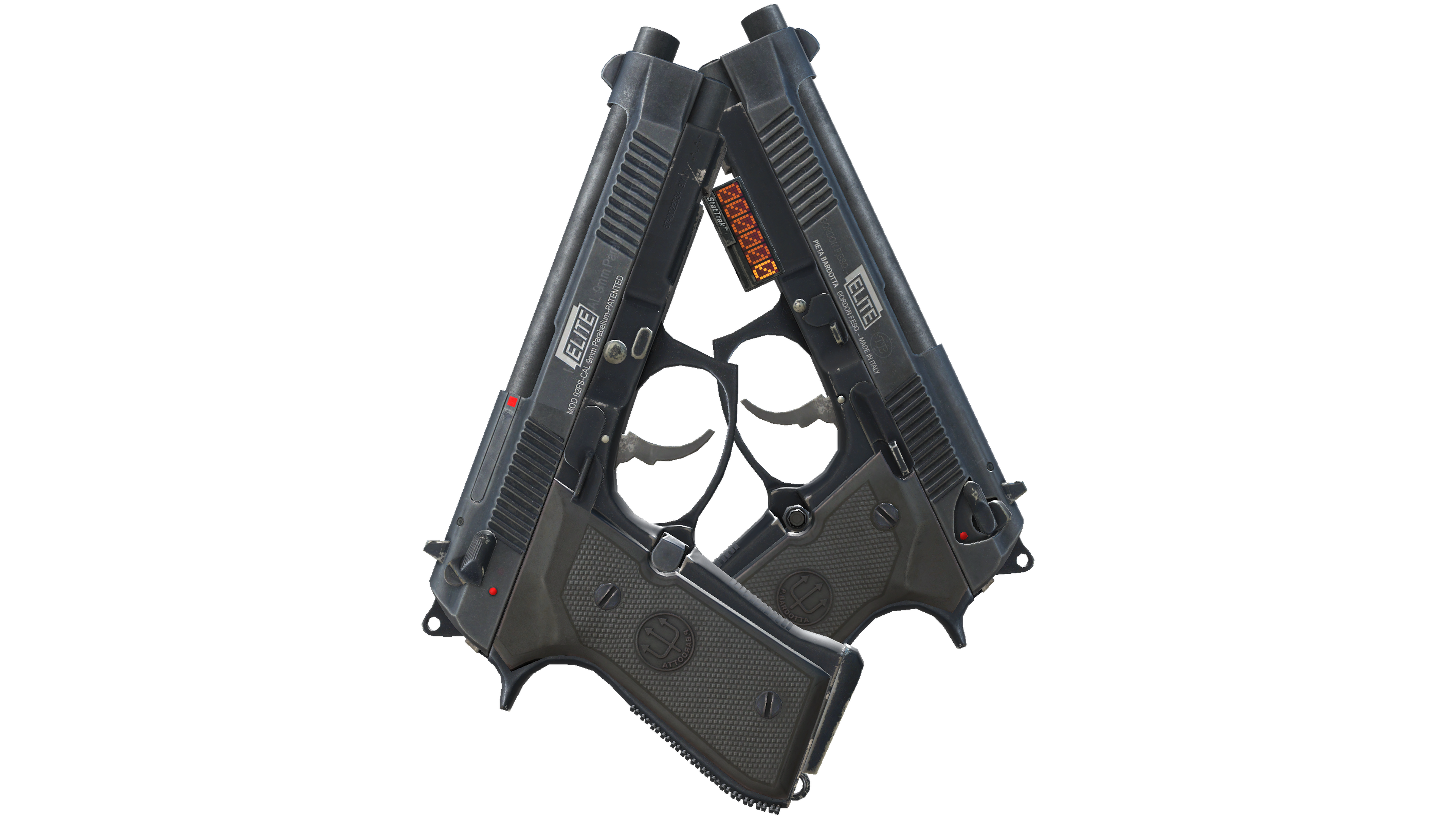 StatTrak™ Dual Berettas | Elite 1.6 (Minimal Wear)