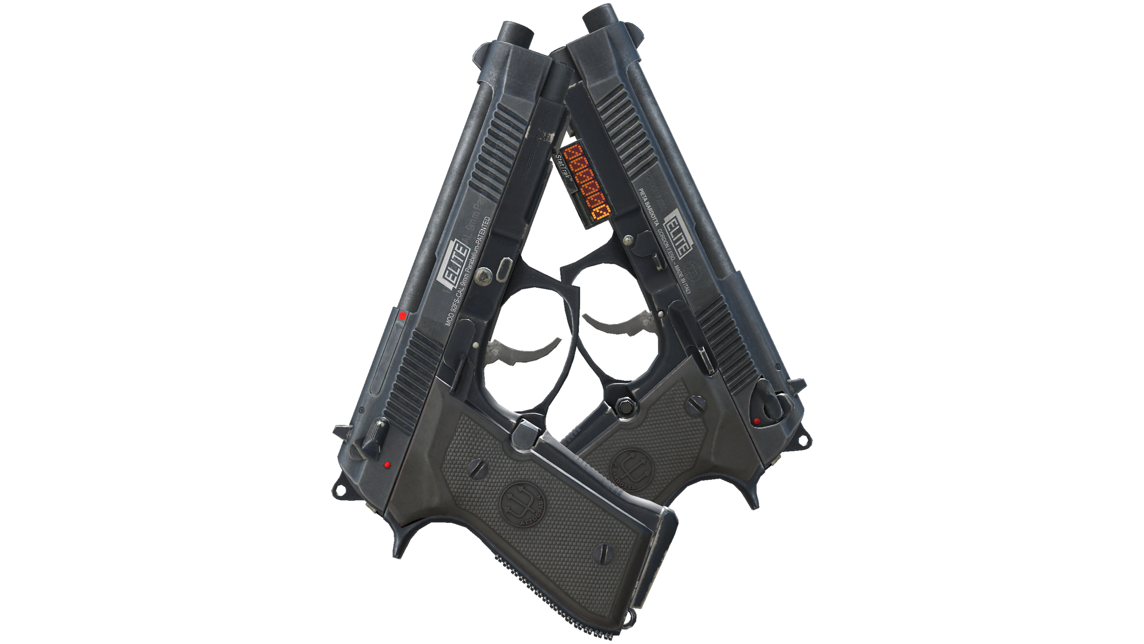StatTrak™ Dual Berettas | Elite 1.6 (Minimal Wear)