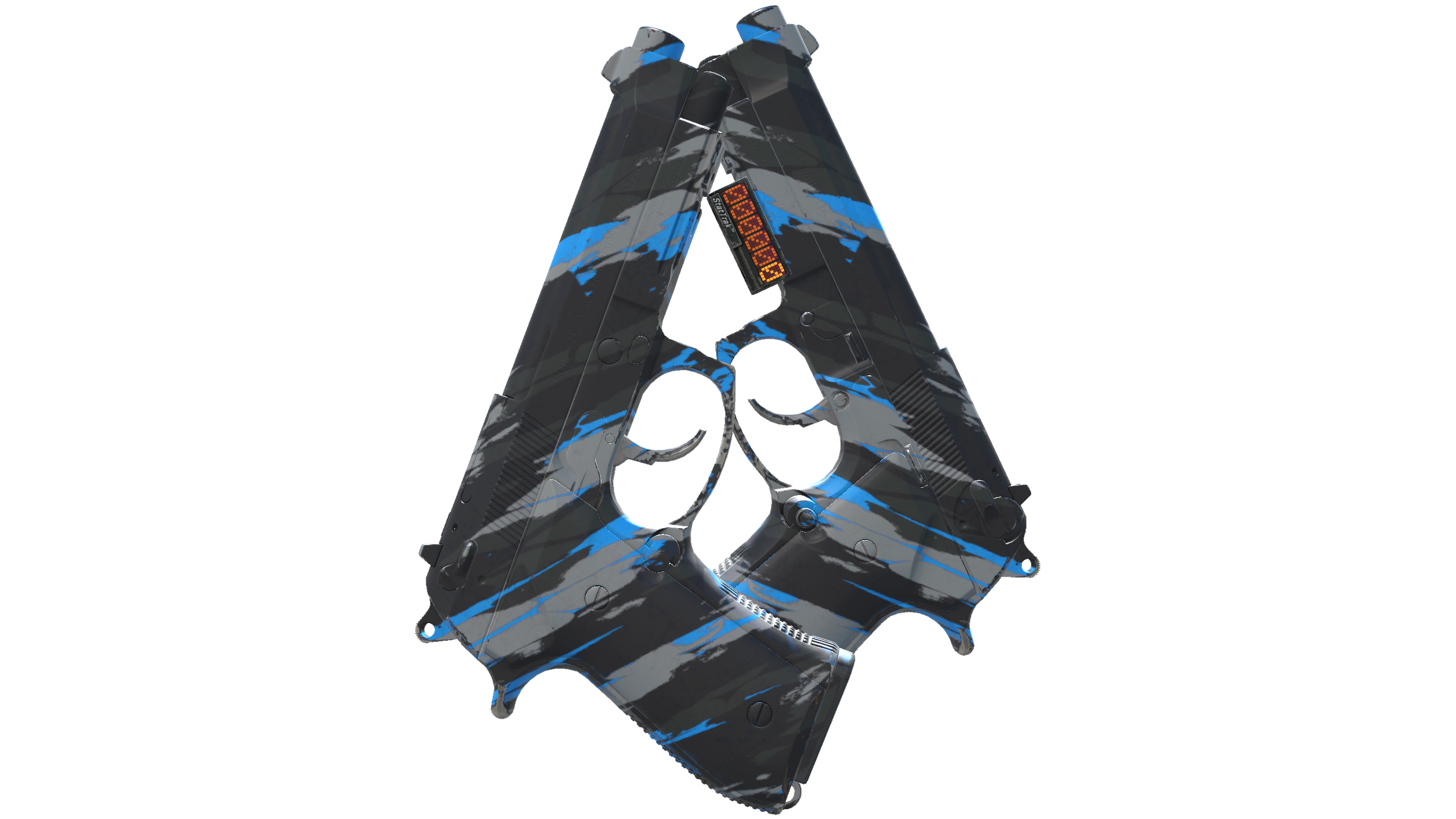 StatTrak™ Dual Berettas | Shred (Factory New)