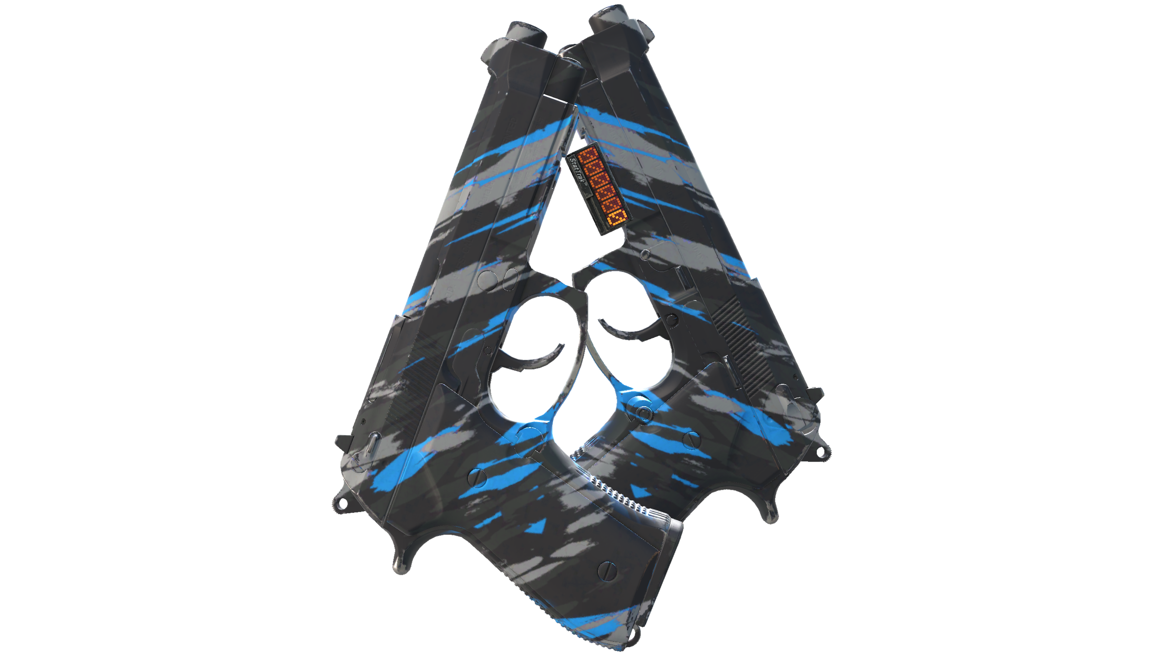 StatTrak™ Dual Berettas | Shred (Factory New)