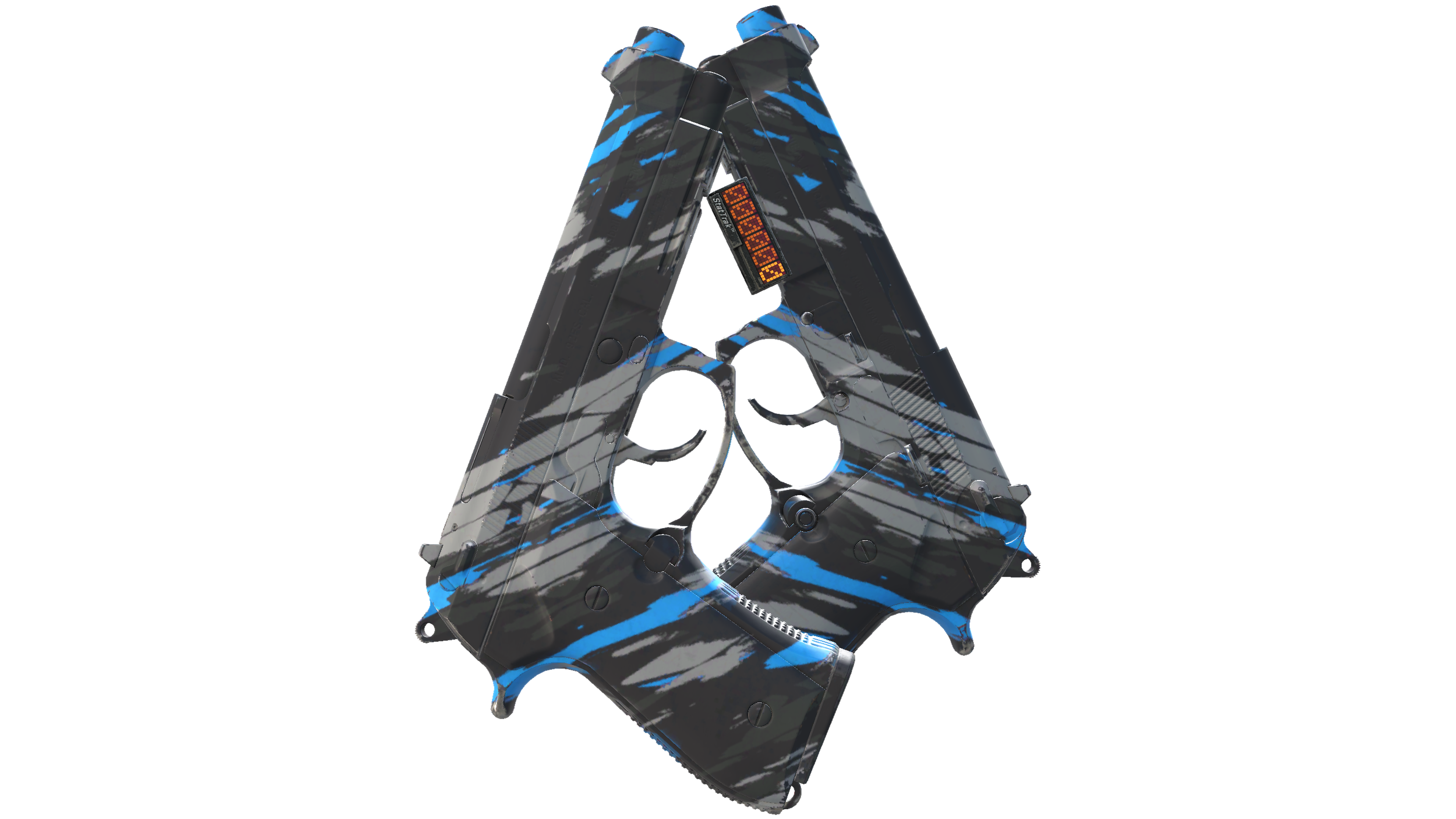 StatTrak™ Dual Berettas | Shred (Factory New)