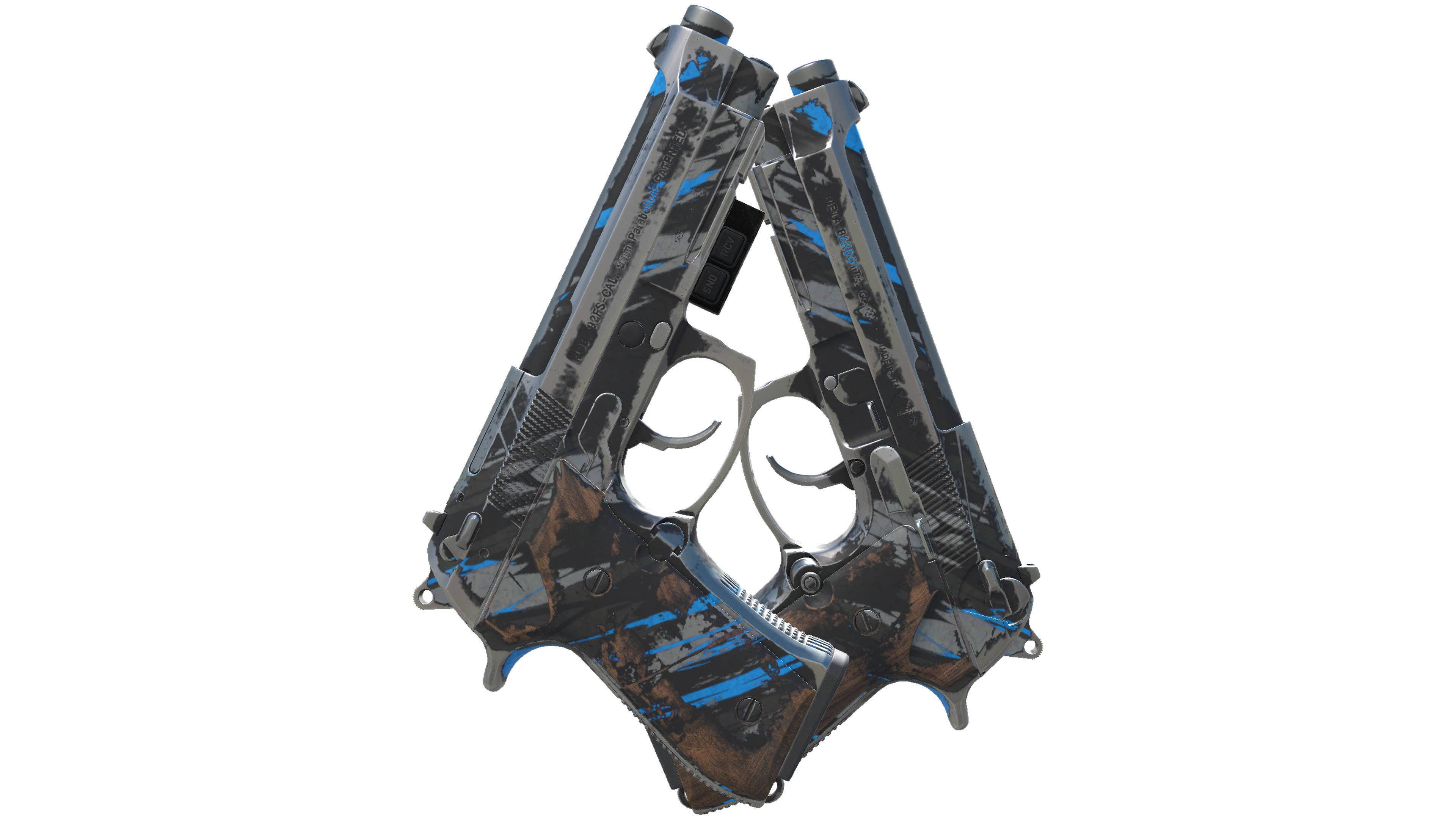 StatTrak™ Dual Berettas | Shred (Well-Worn) thumbnail