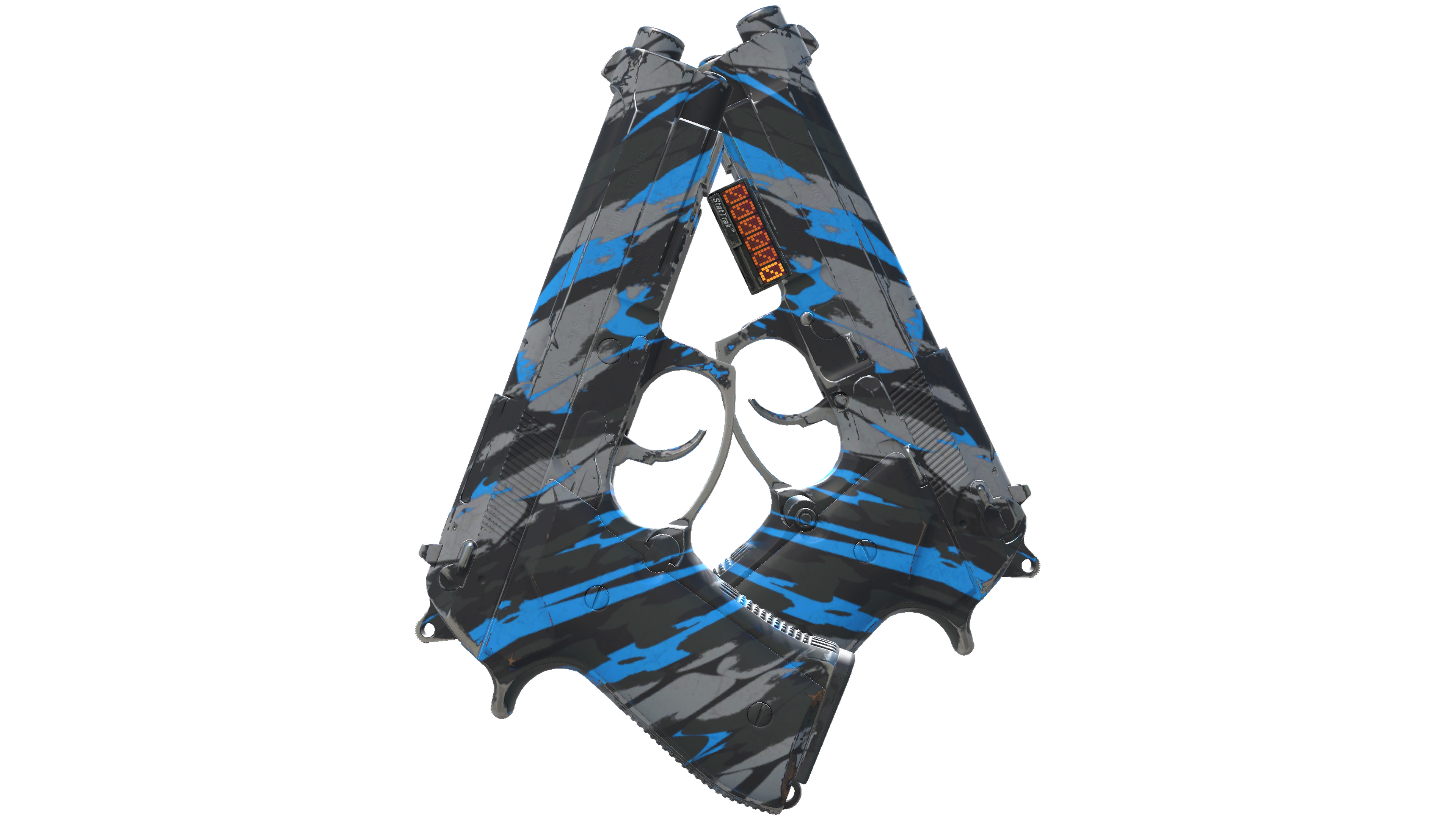 StatTrak™ Dual Berettas | Shred (Minimal Wear) thumbnail