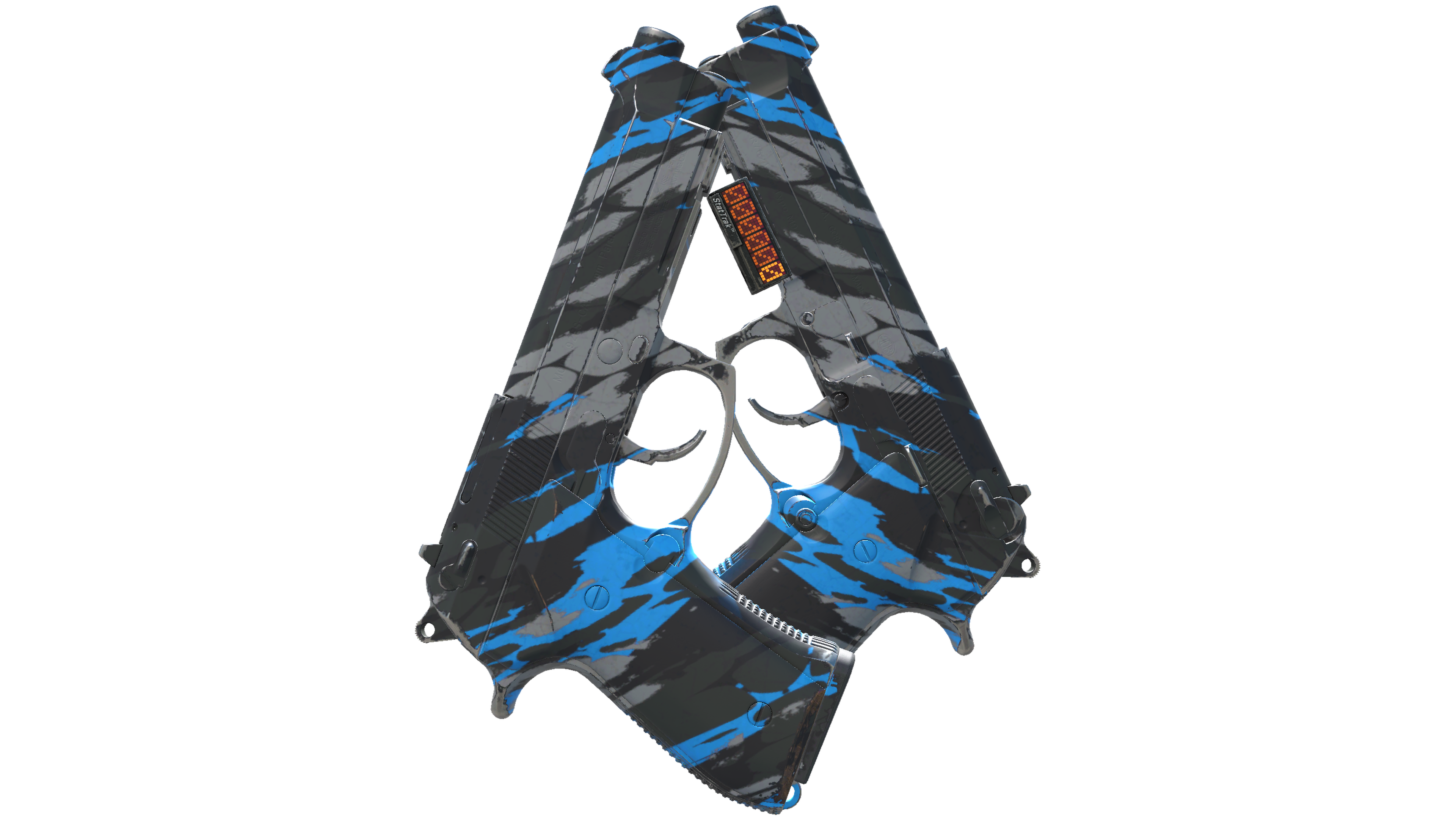 StatTrak™ Dual Berettas | Shred (Minimal Wear) thumbnail