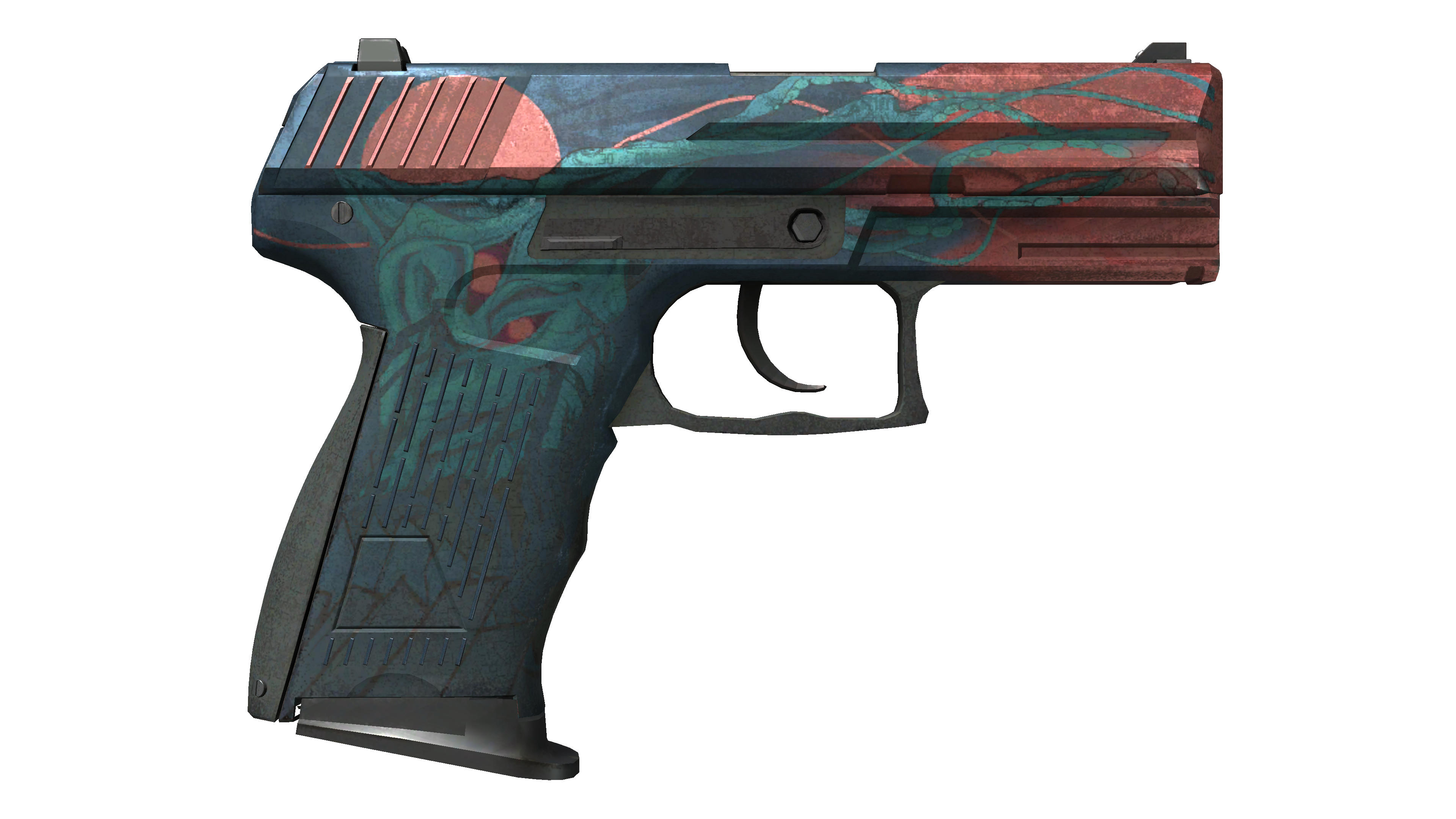 StatTrak™ P2000 | Gnarled (Battle-Scarred) thumbnail