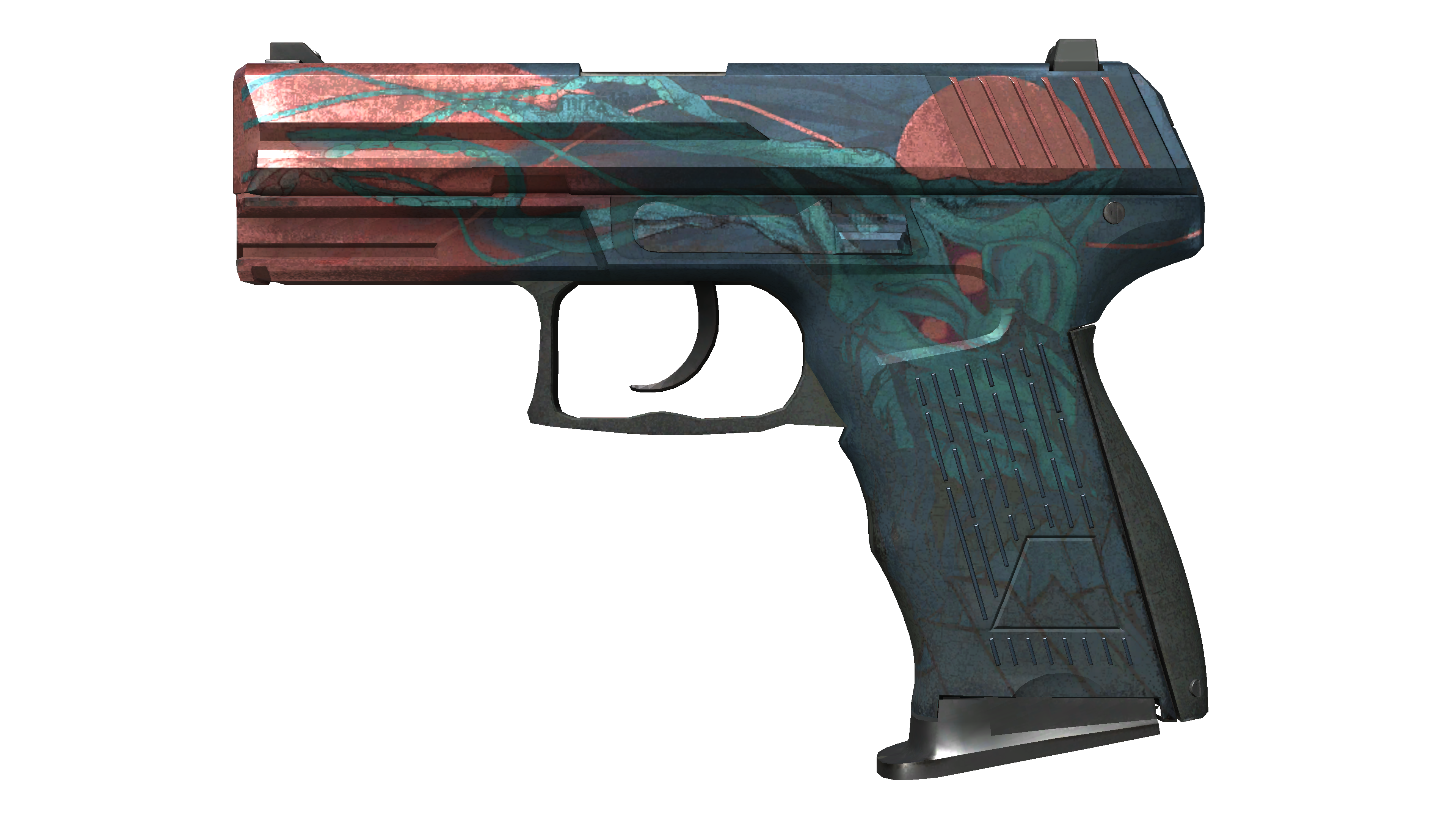 StatTrak™ P2000 | Gnarled (Battle-Scarred) thumbnail