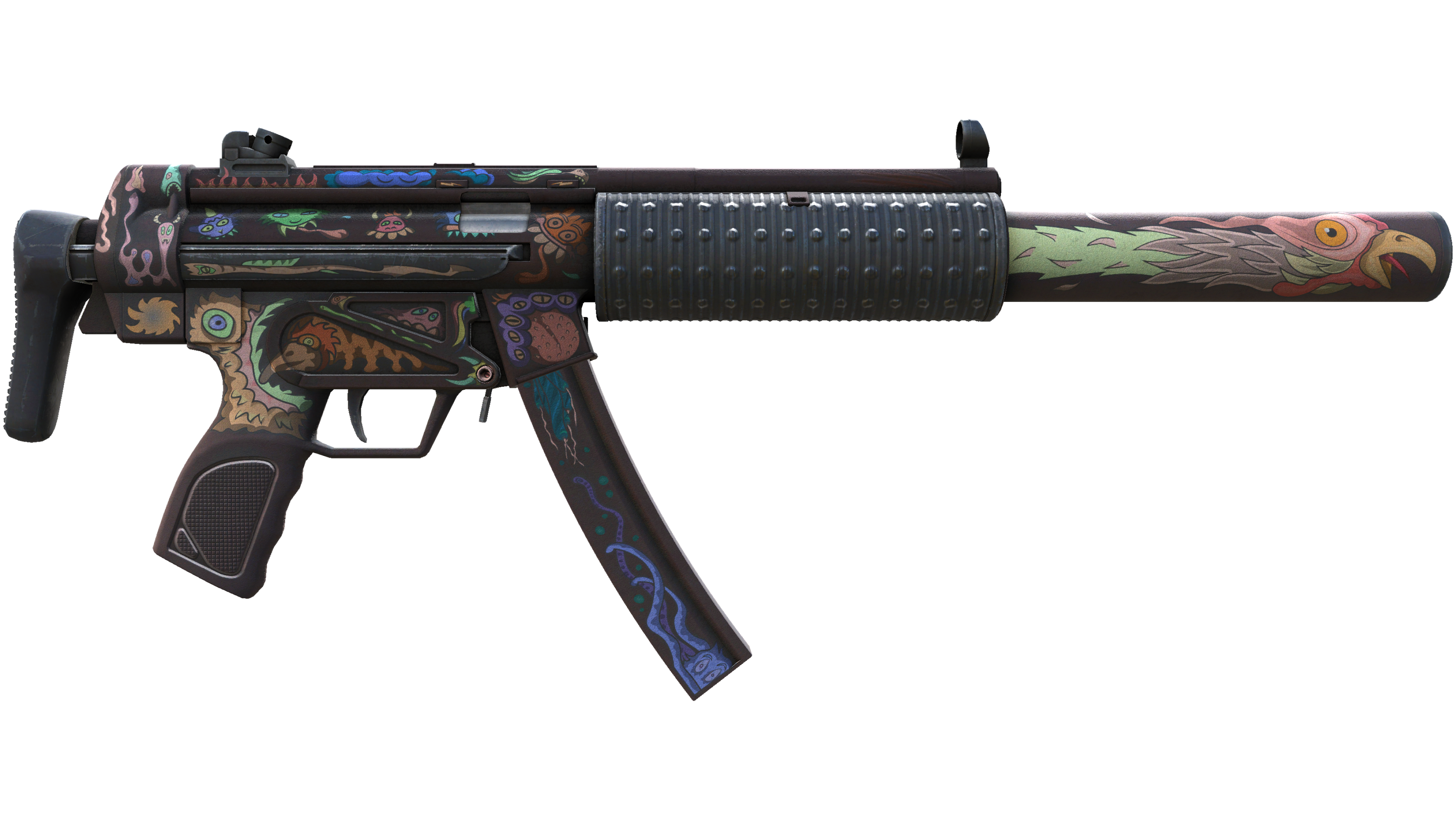 StatTrak™ MP5-SD | Necro Jr. (Well-Worn) thumbnail