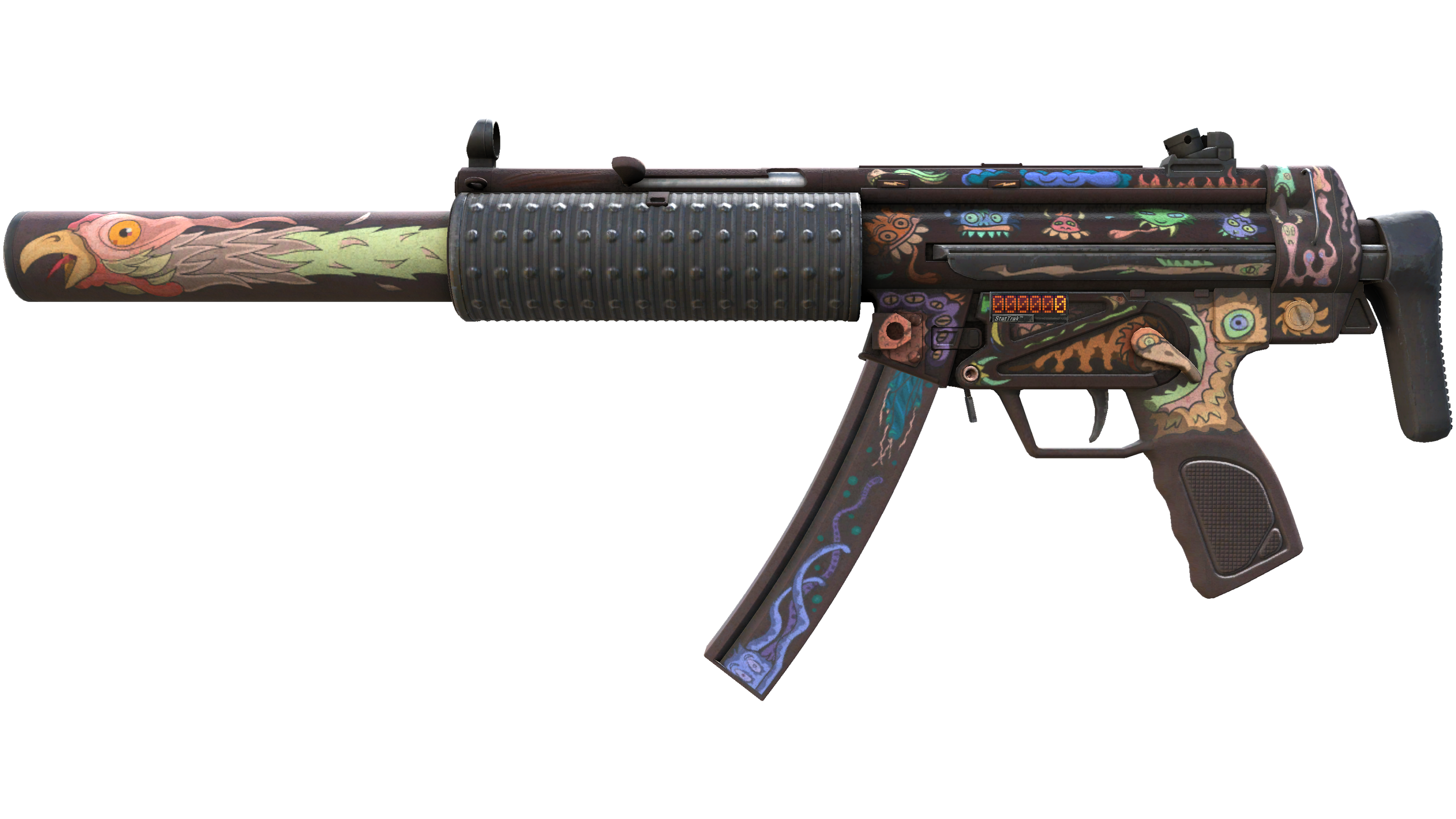 StatTrak™ MP5-SD | Necro Jr. (Well-Worn)