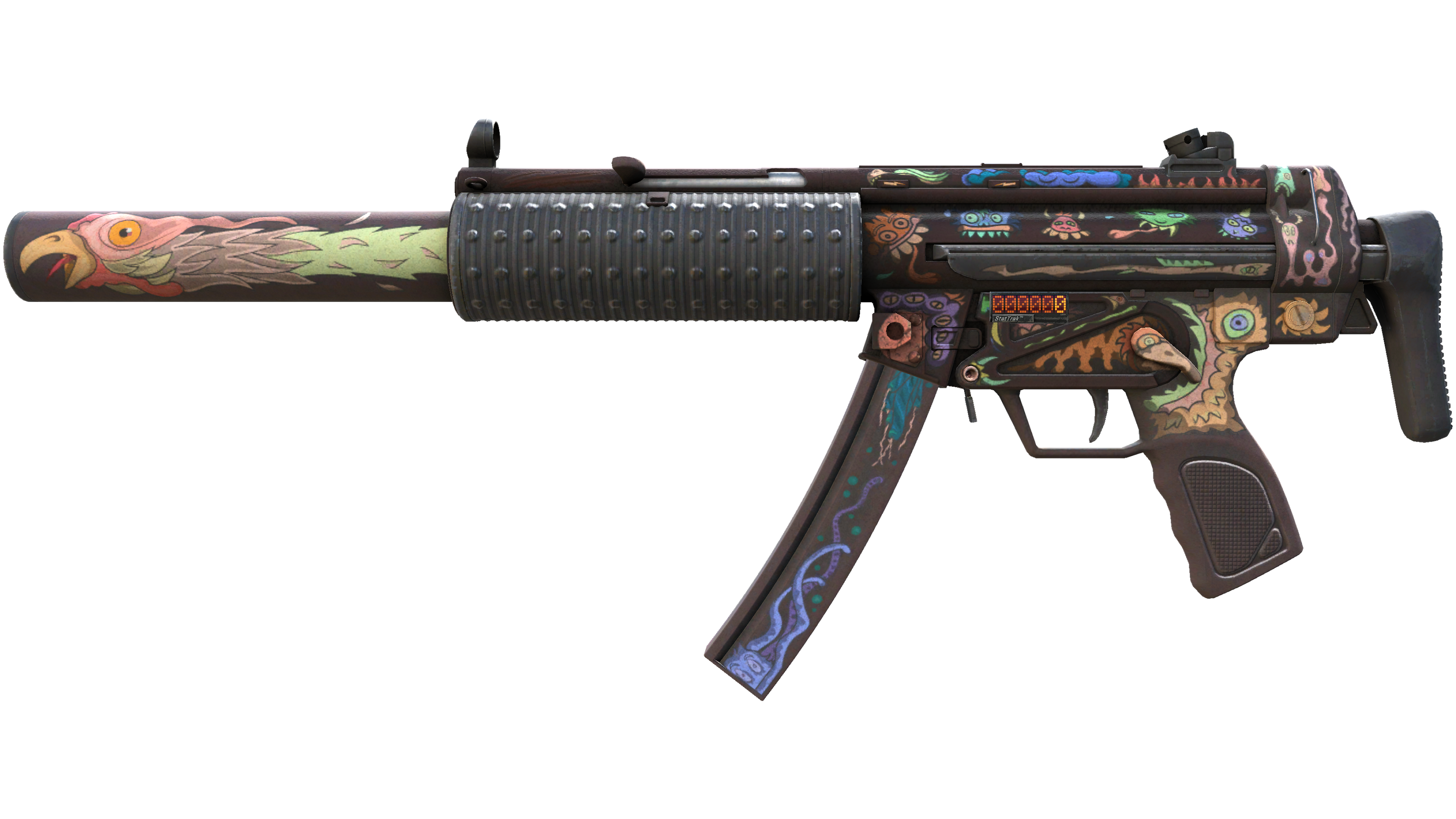 StatTrak™ MP5-SD | Necro Jr. (Well-Worn) thumbnail