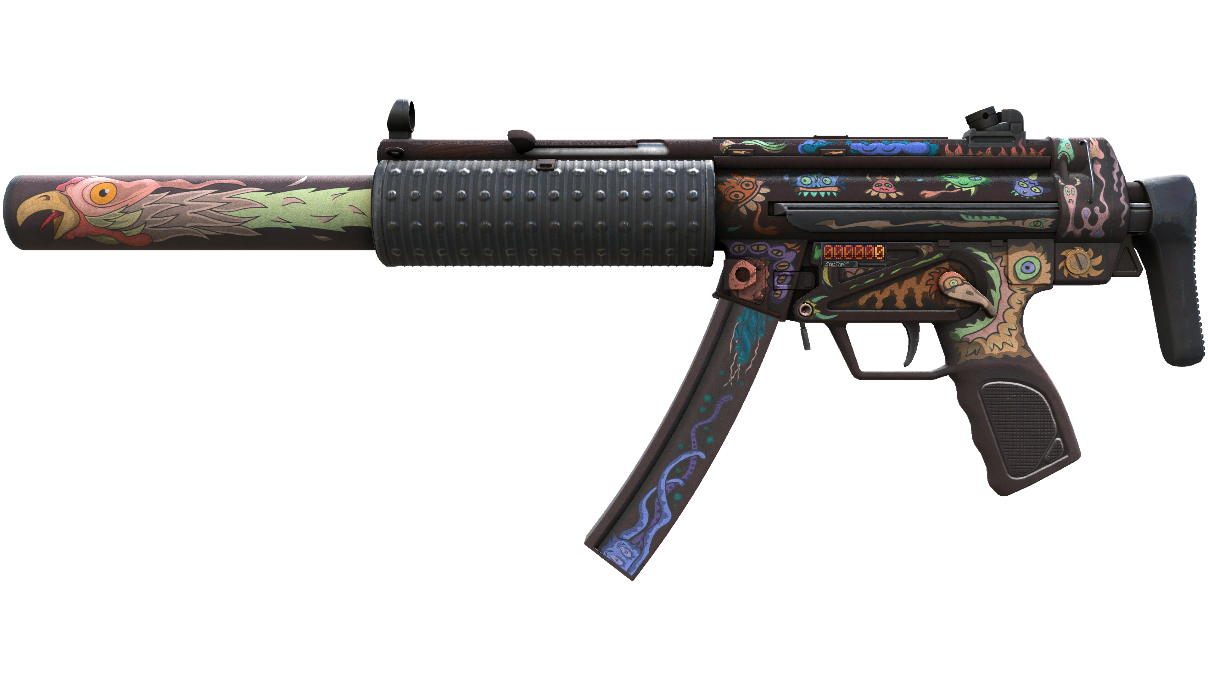 StatTrak™ MP5-SD | Necro Jr. (Well-Worn)