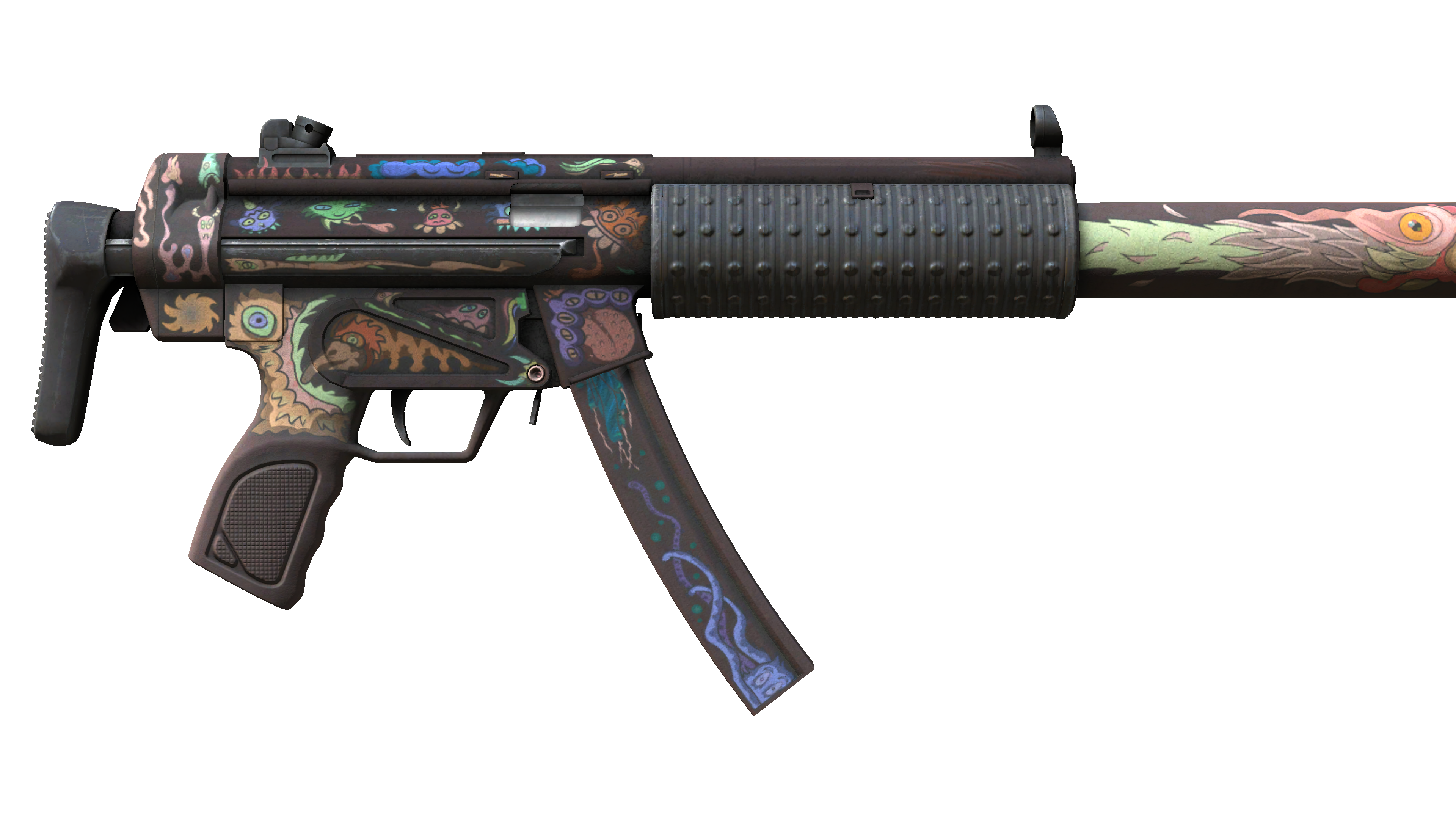 Miniature de StatTrak™ MP5-SD | Necro Jr. (Well-Worn)