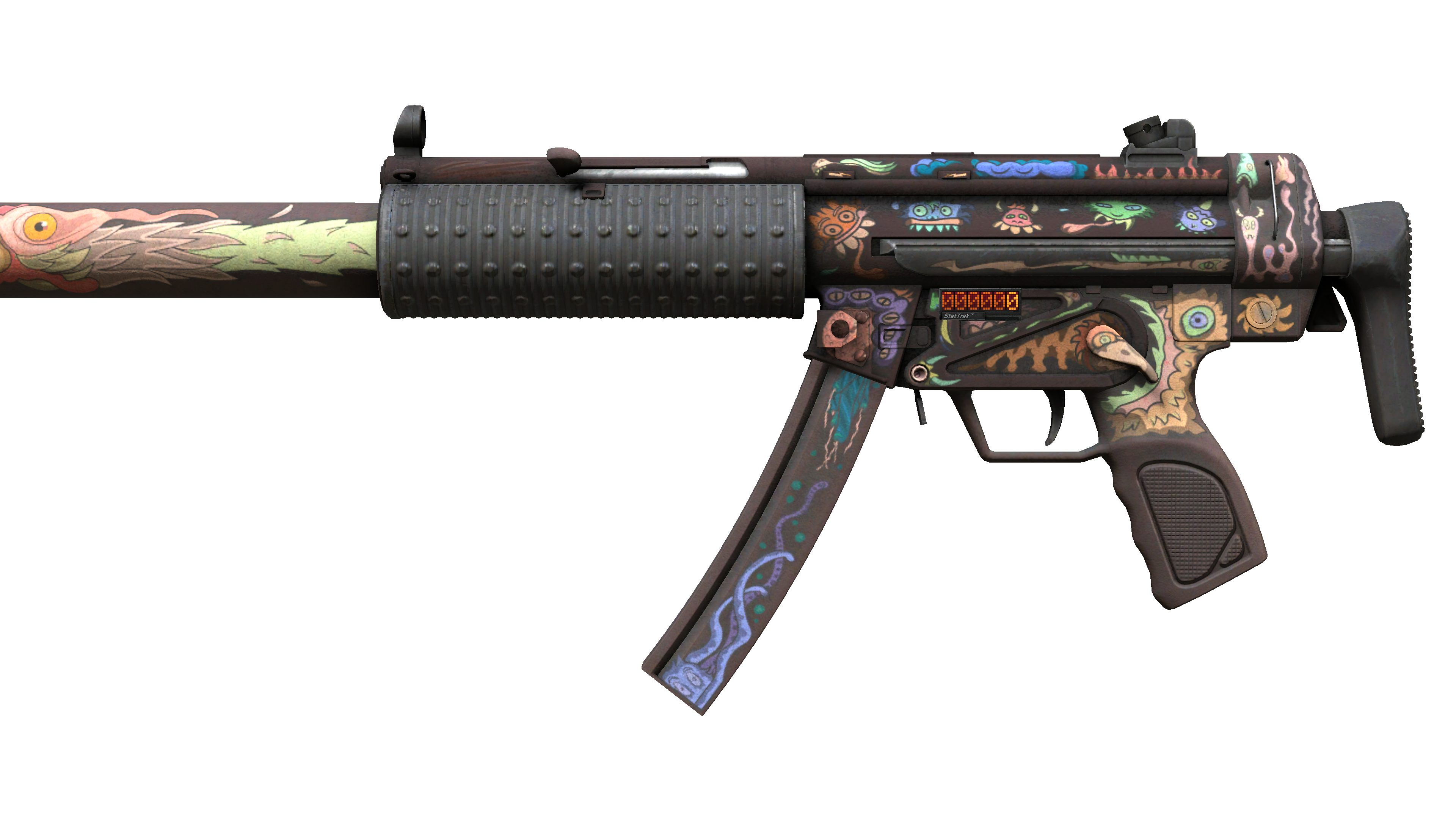 StatTrak™ MP5-SD | Necro Jr. (Well-Worn)