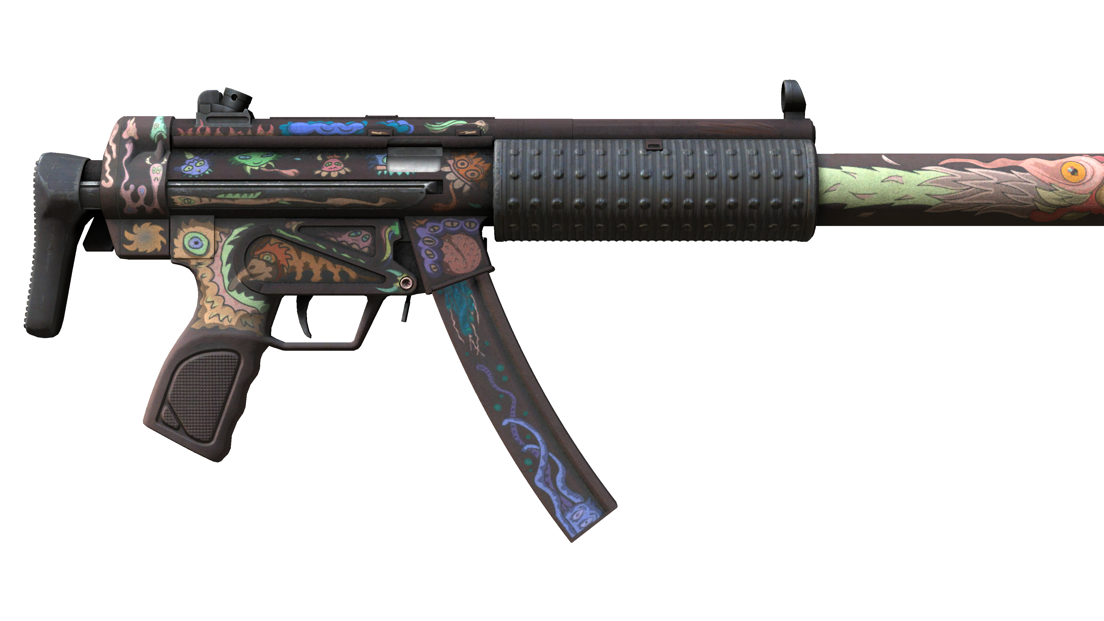 StatTrak™ MP5-SD | Necro Jr. (Well-Worn) thumbnail