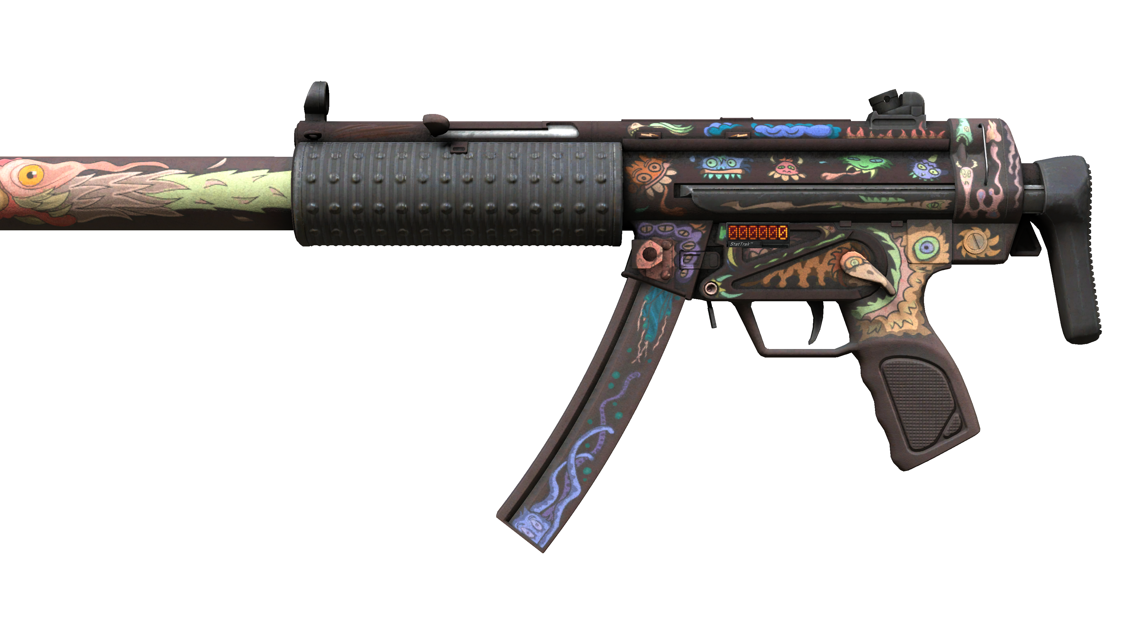 StatTrak™ MP5-SD | Necro Jr. (Well-Worn)