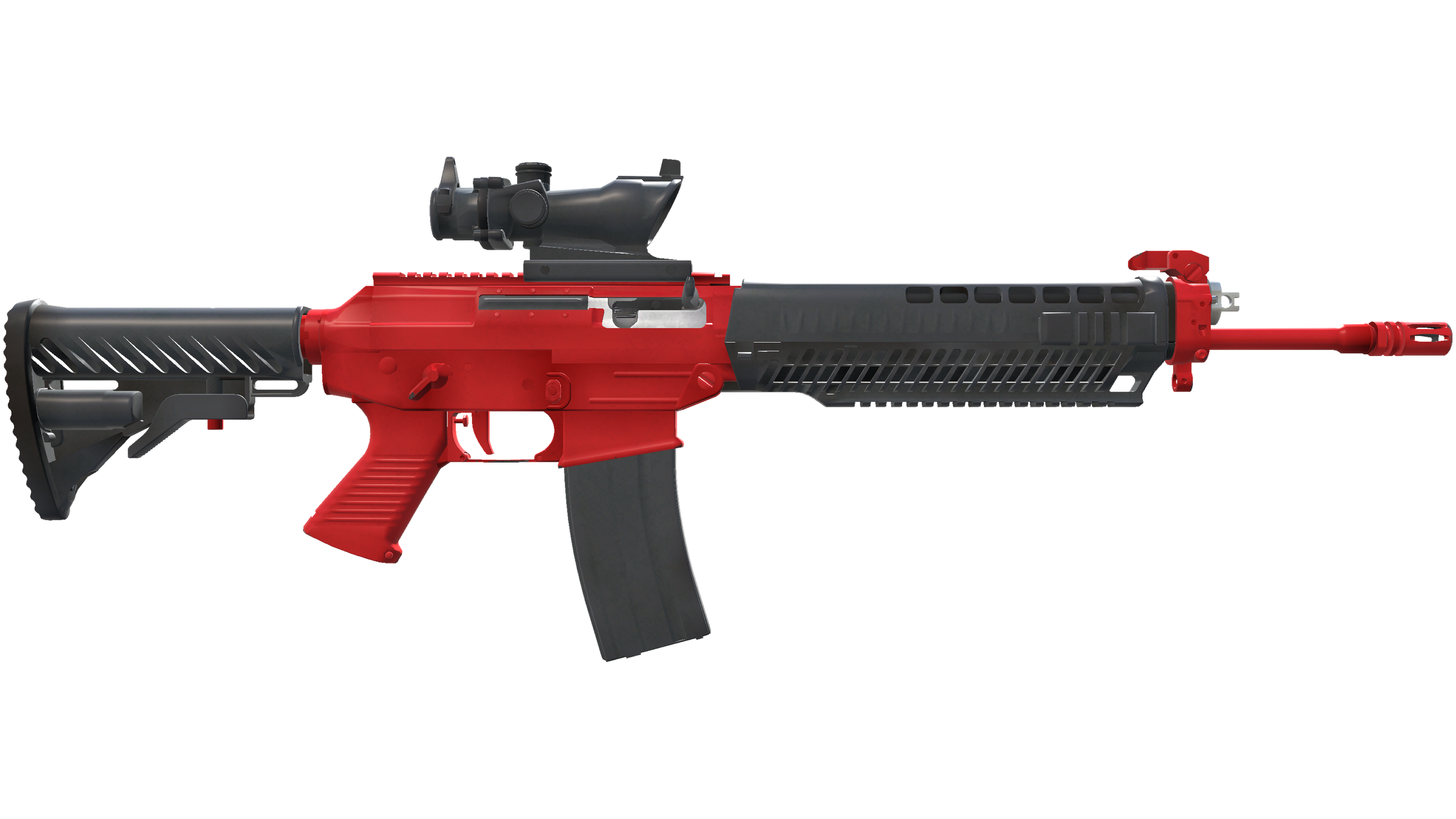 SG 553 | Candy Apple (Minimal Wear) thumbnail