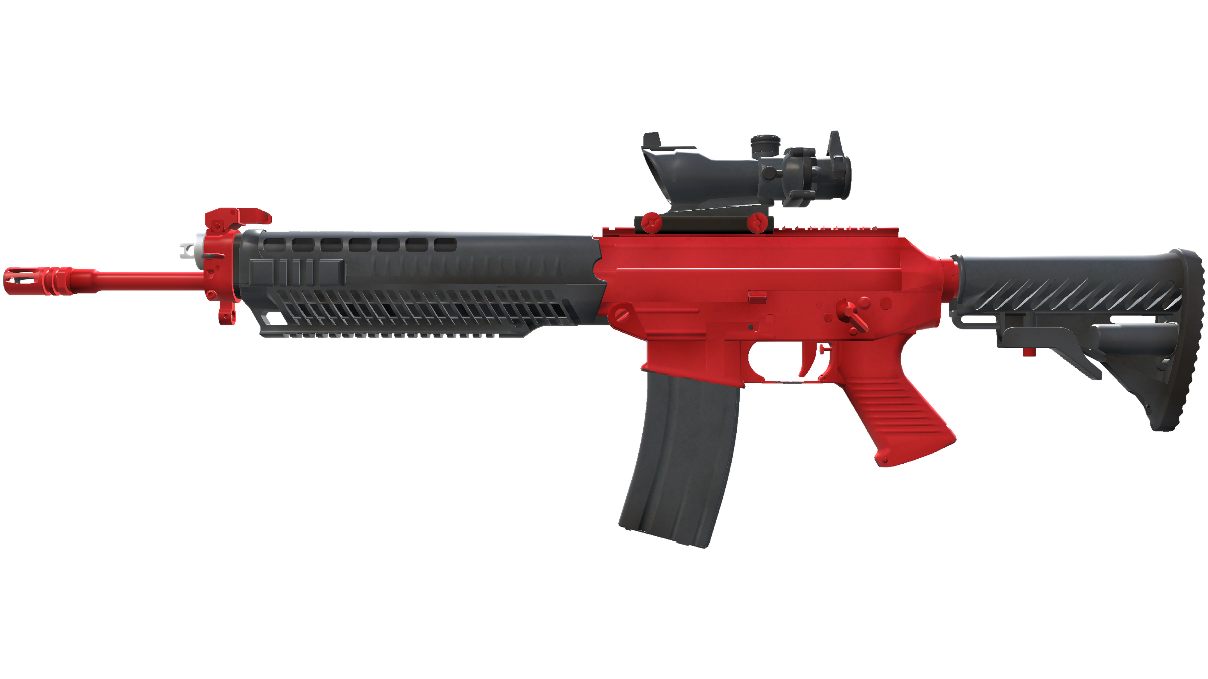 SG 553 | Candy Apple (Minimal Wear) thumbnail
