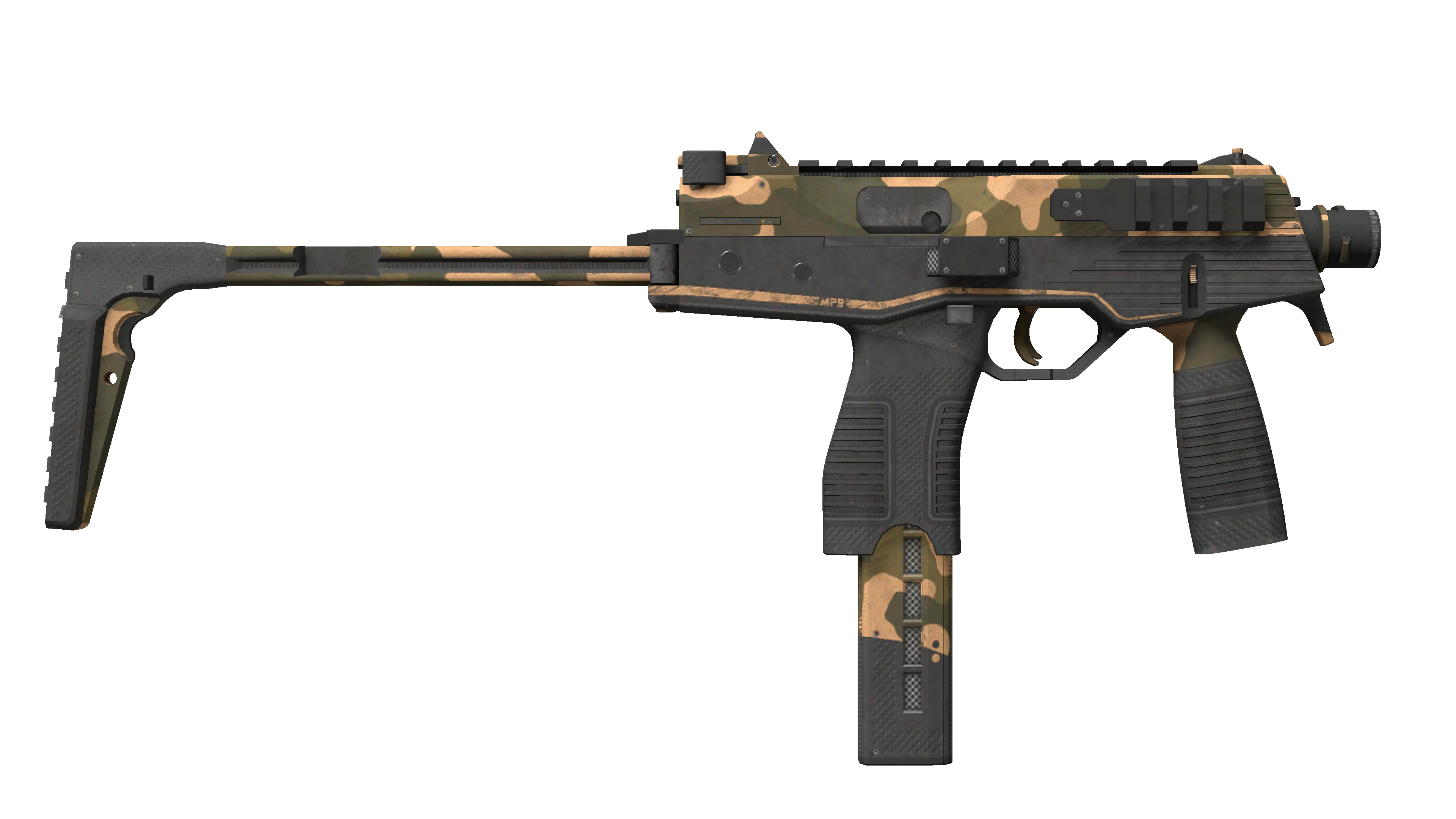 StatTrak™ MP9 | Black Sand (Well-Worn) thumbnail