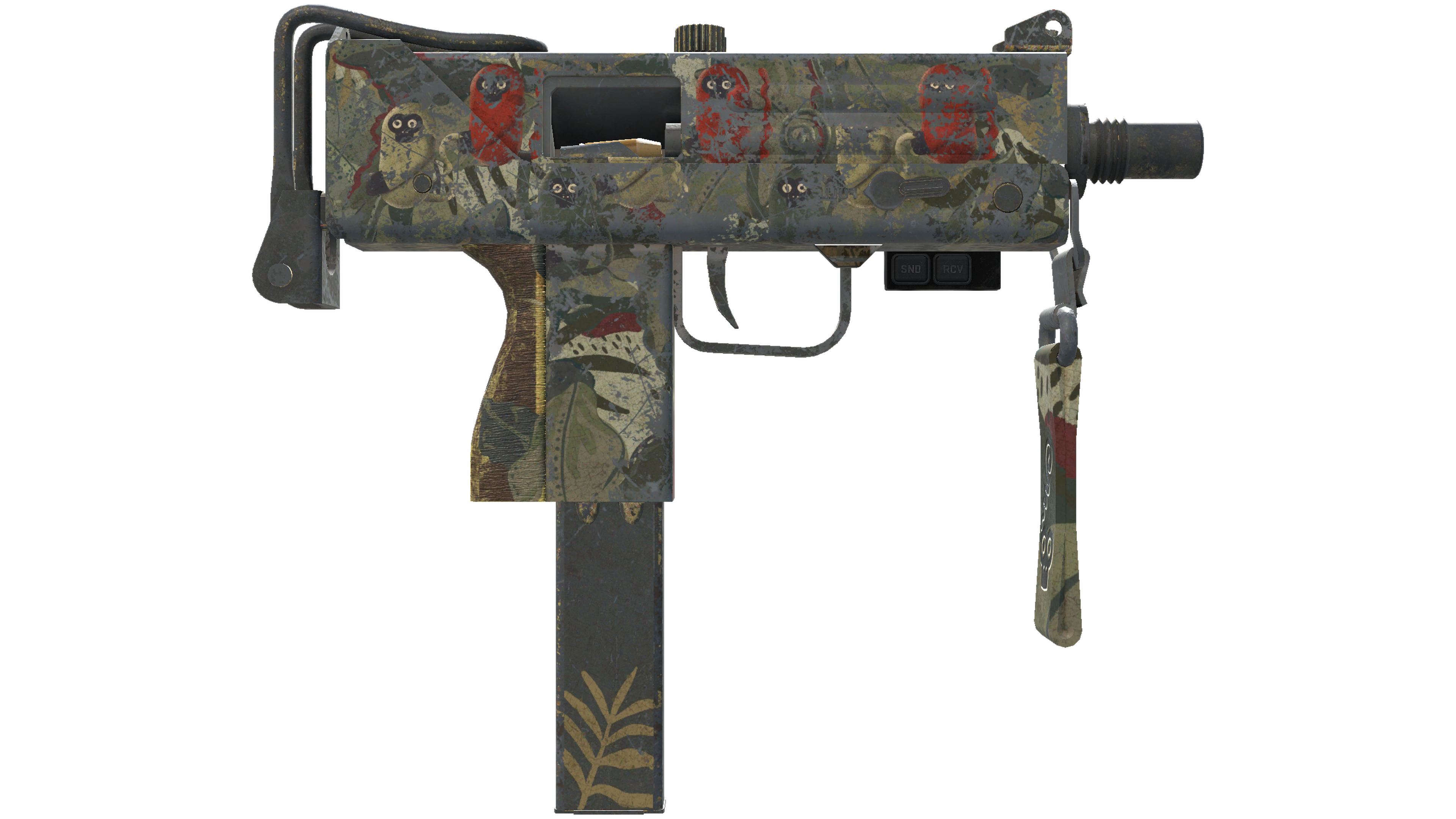 StatTrak™ MAC-10 | Monkeyflage (Battle-Scarred) thumbnail