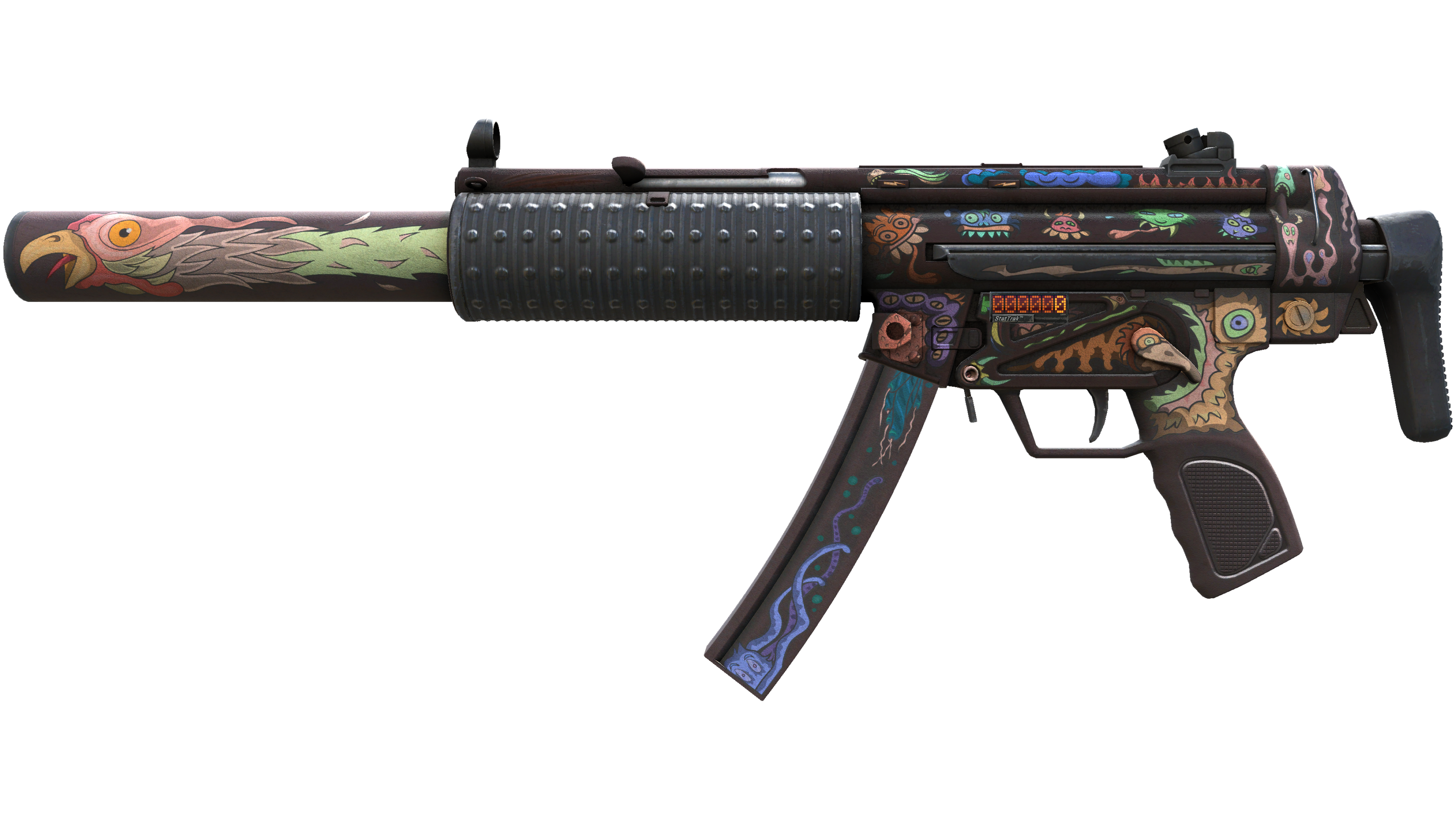 StatTrak™ MP5-SD | Necro Jr. (Well-Worn)