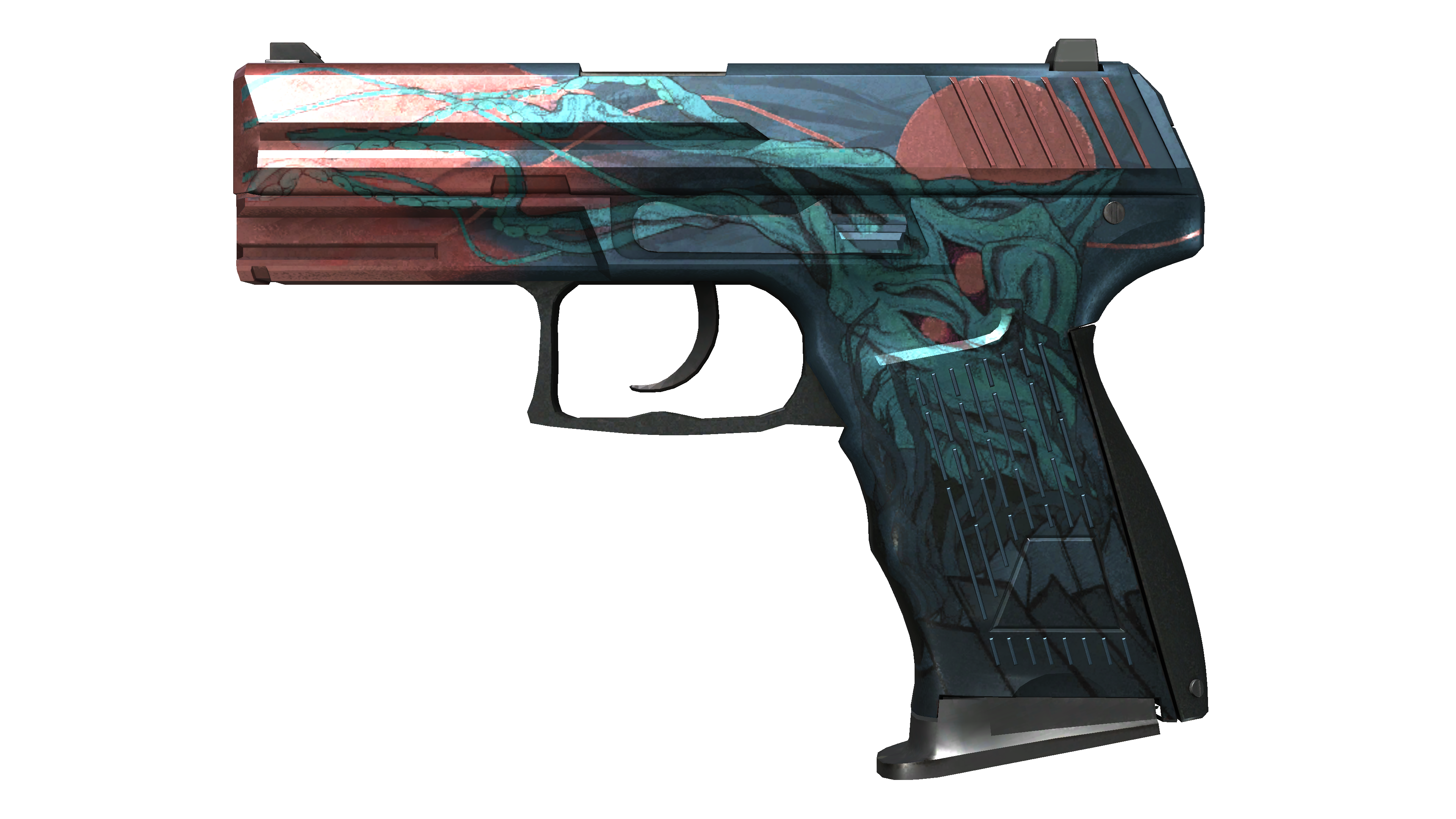 StatTrak™ P2000 | Gnarled (Field-Tested)
