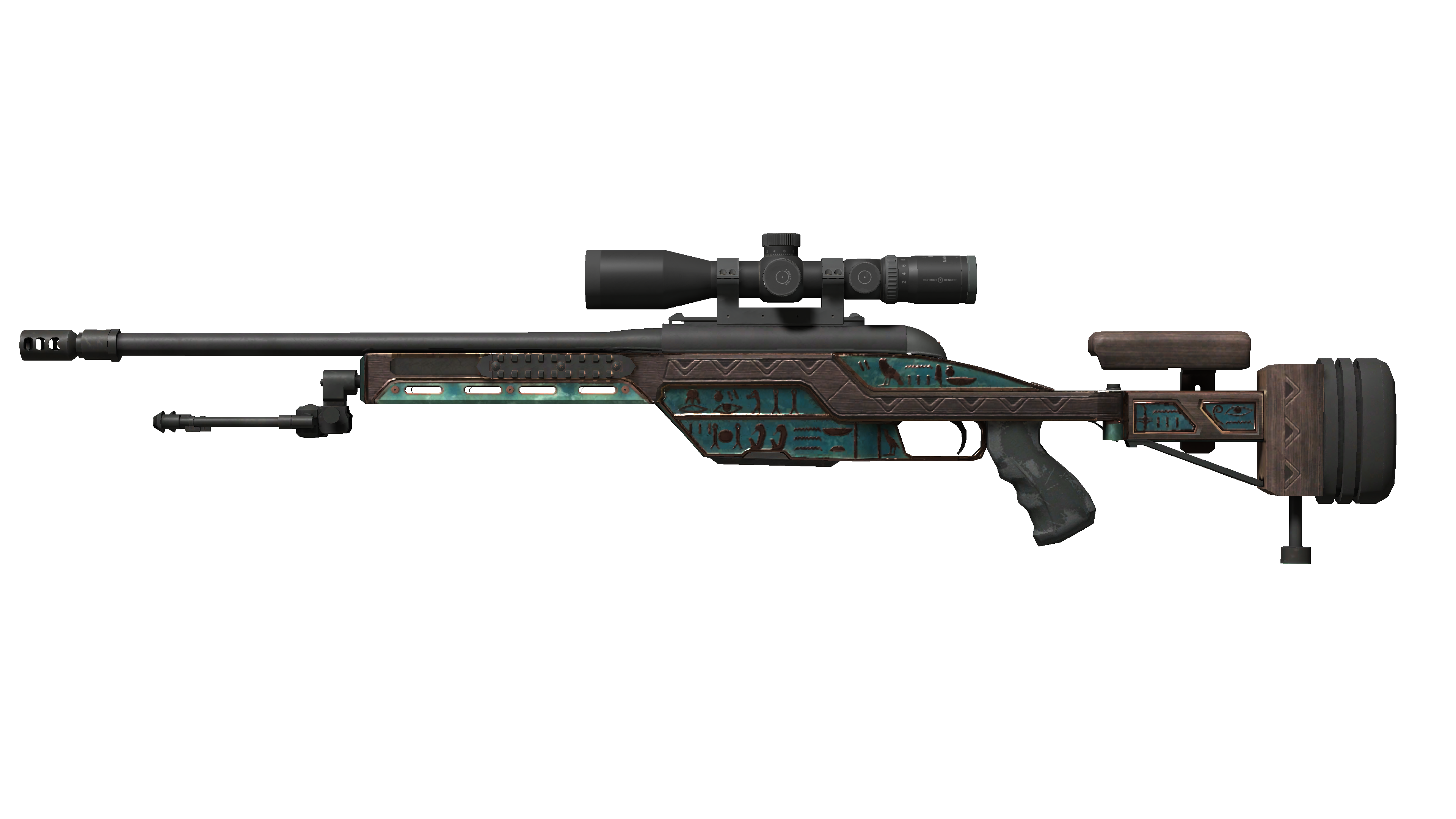 SSG 08 | Azure Glyph (Well-Worn)