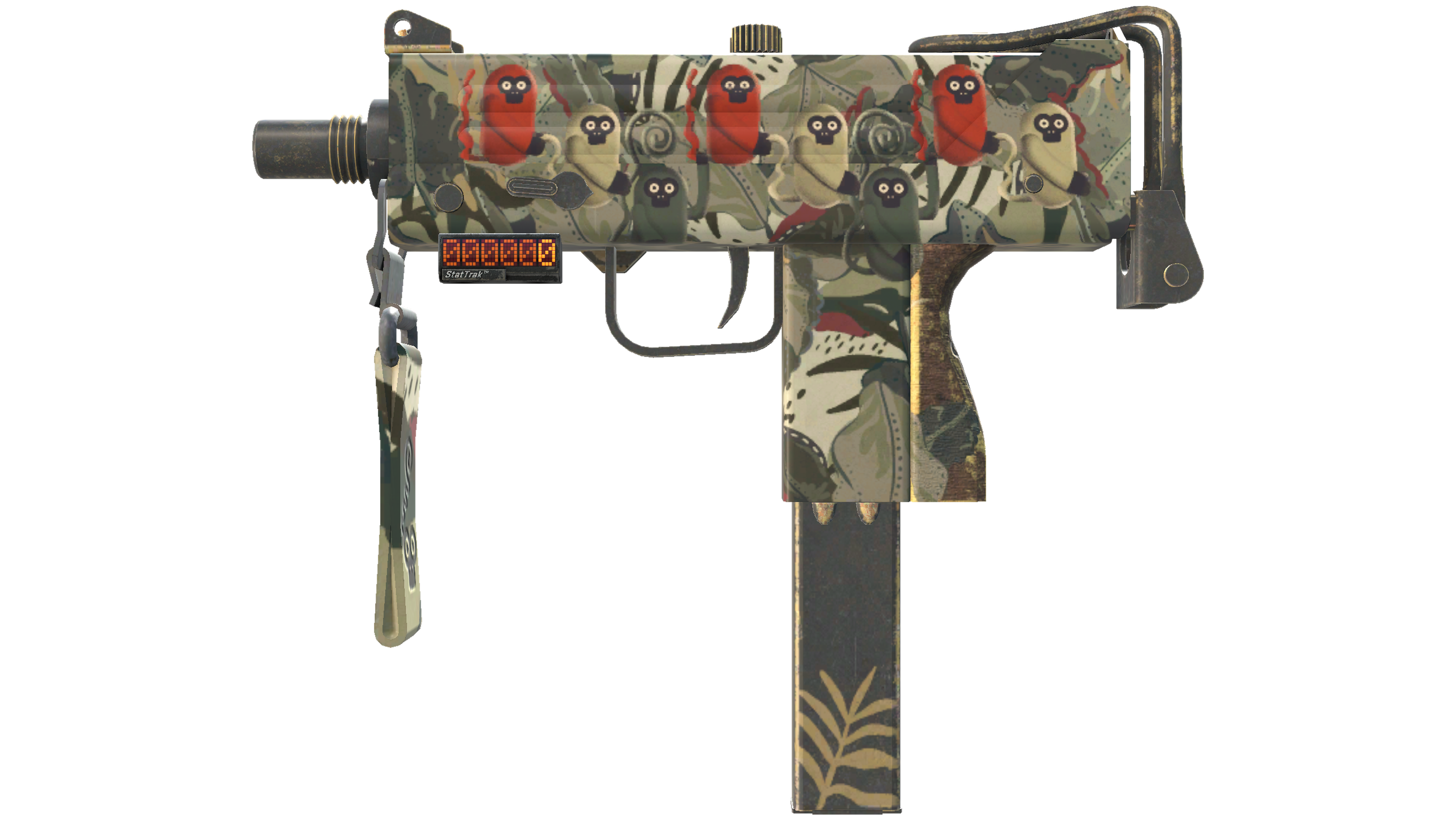 StatTrak™ MAC-10 | Monkeyflage (Minimal Wear)